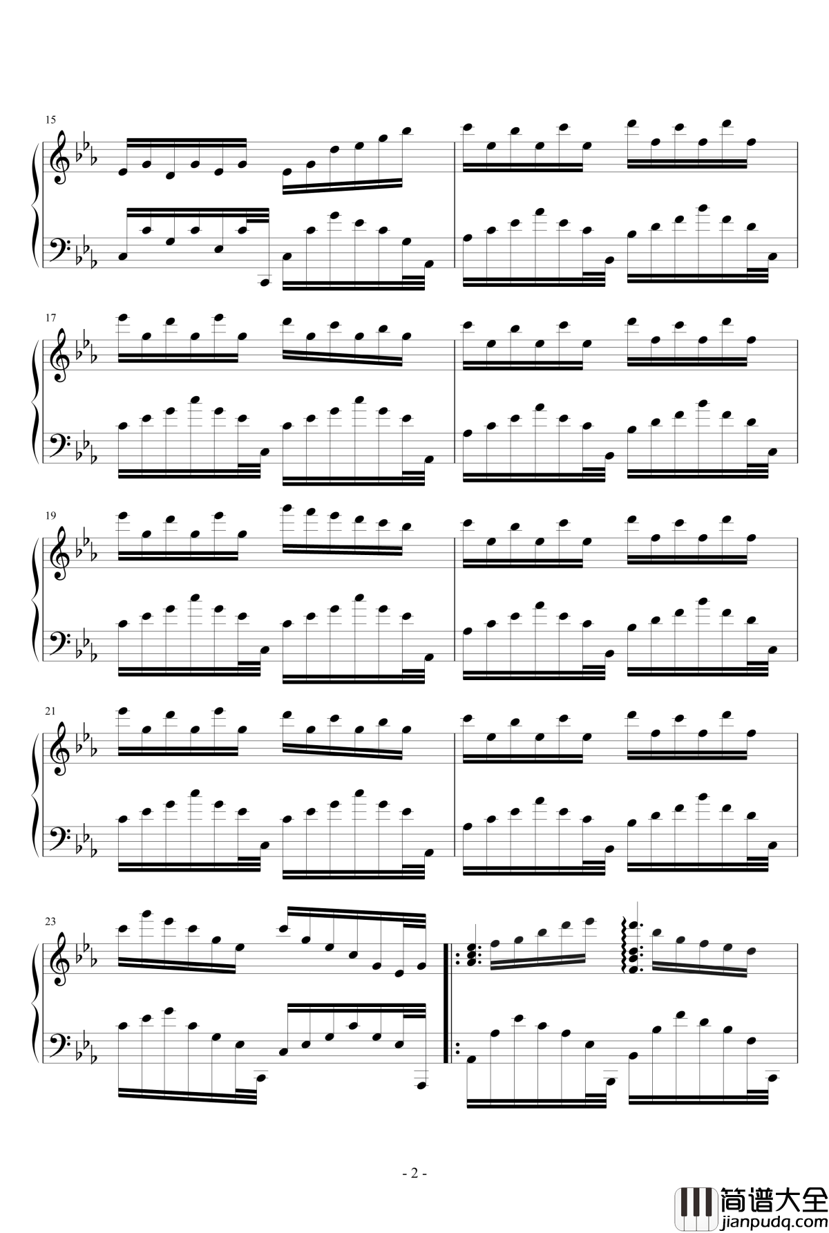 雨下钢琴谱_lujianxiang555