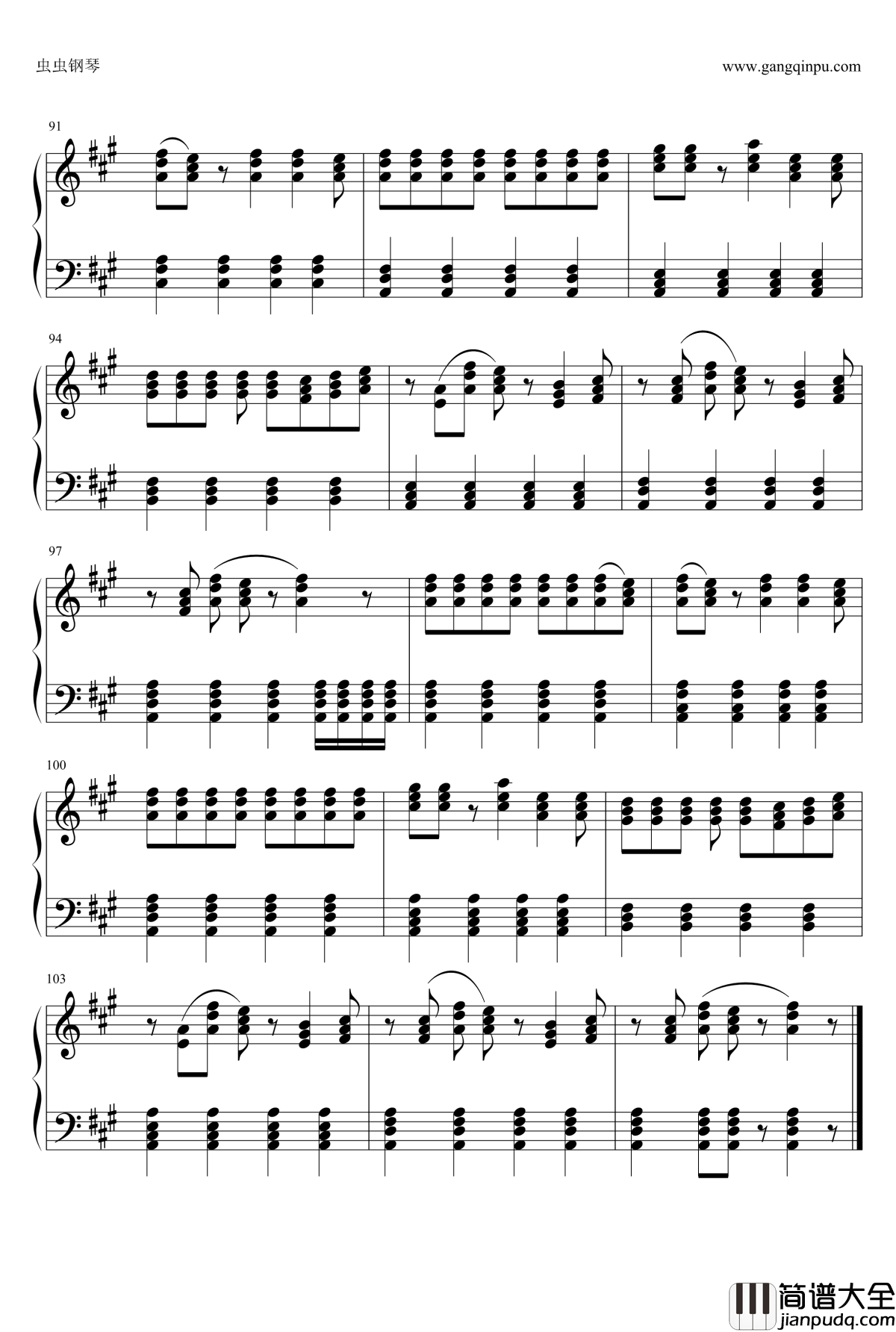 Smile_Again钢琴谱_WINNER