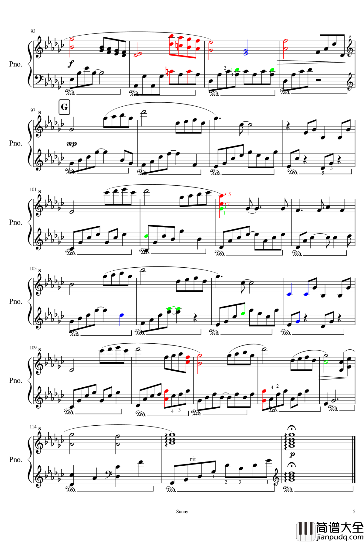 Sundial_Dreams钢琴谱_特别精制版_kevin