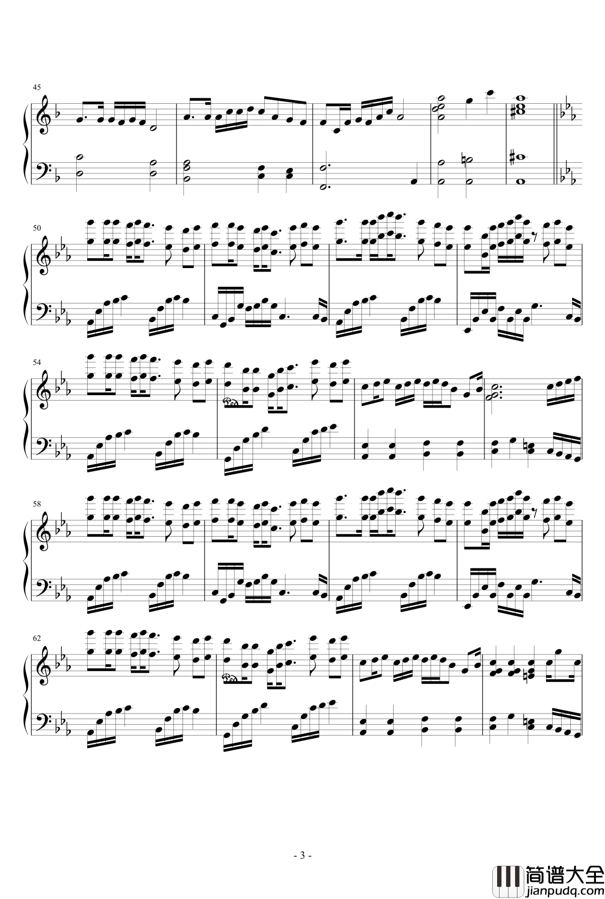 某个夏天的孤单钢琴谱_超级D毒药菌