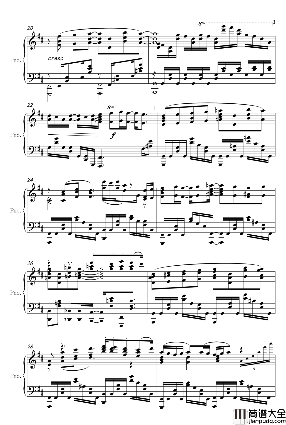 我的青春恋爱物语果然有问题续OP钢琴谱&amp;ED钢琴改编_やなぎなぎ