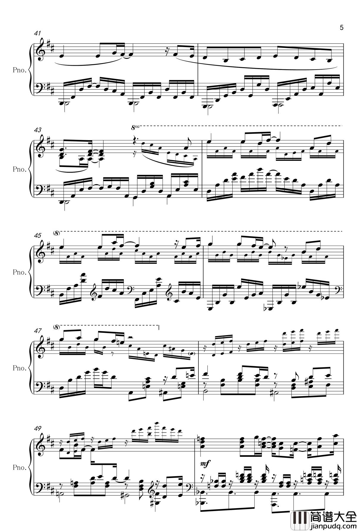 我的青春恋爱物语果然有问题续OP钢琴谱&amp;ED钢琴改编_やなぎなぎ