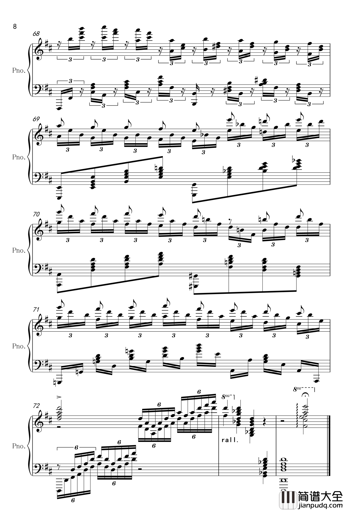 我的青春恋爱物语果然有问题续OP钢琴谱&amp;ED钢琴改编_やなぎなぎ