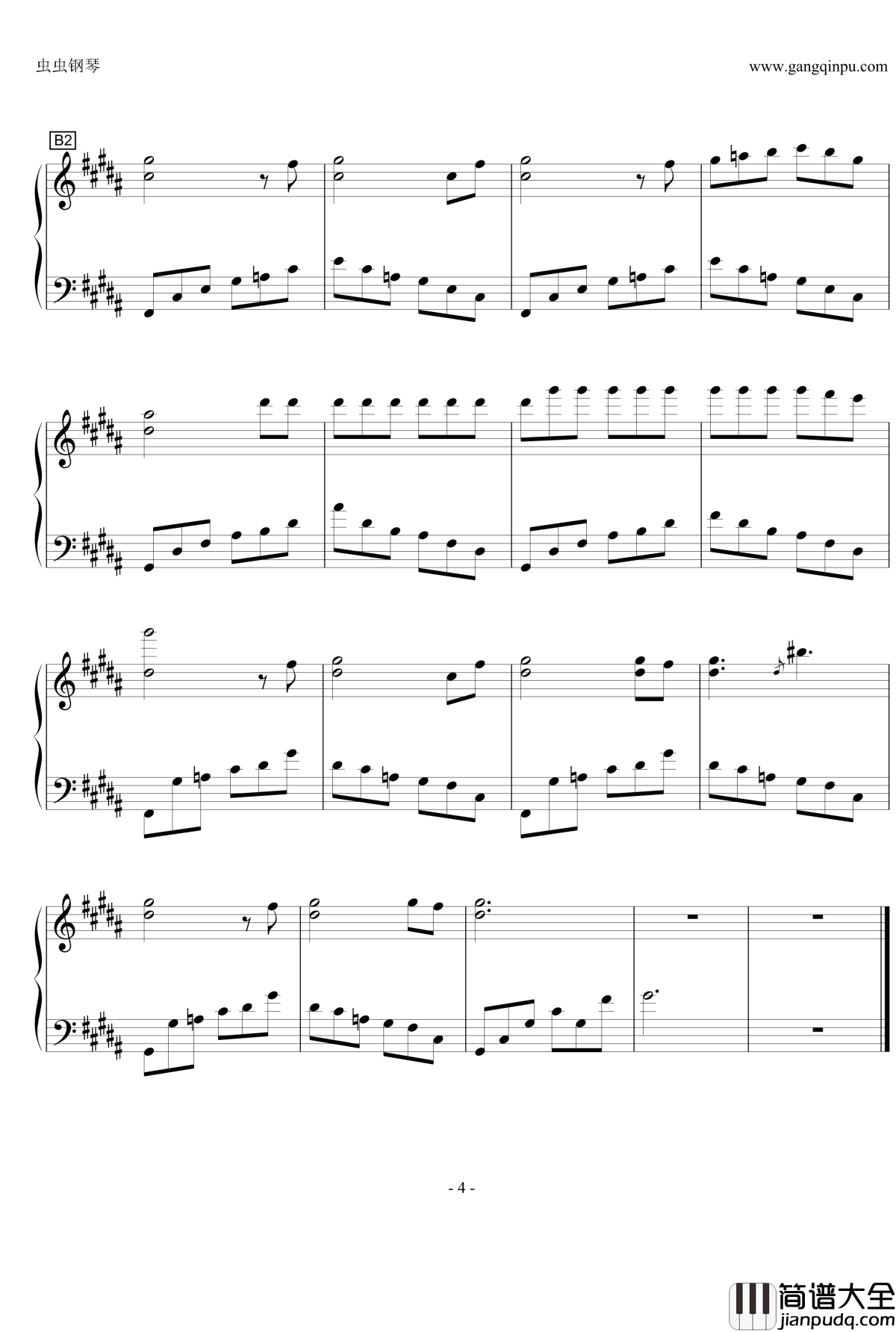 Rain_Drops钢琴谱_Sentive