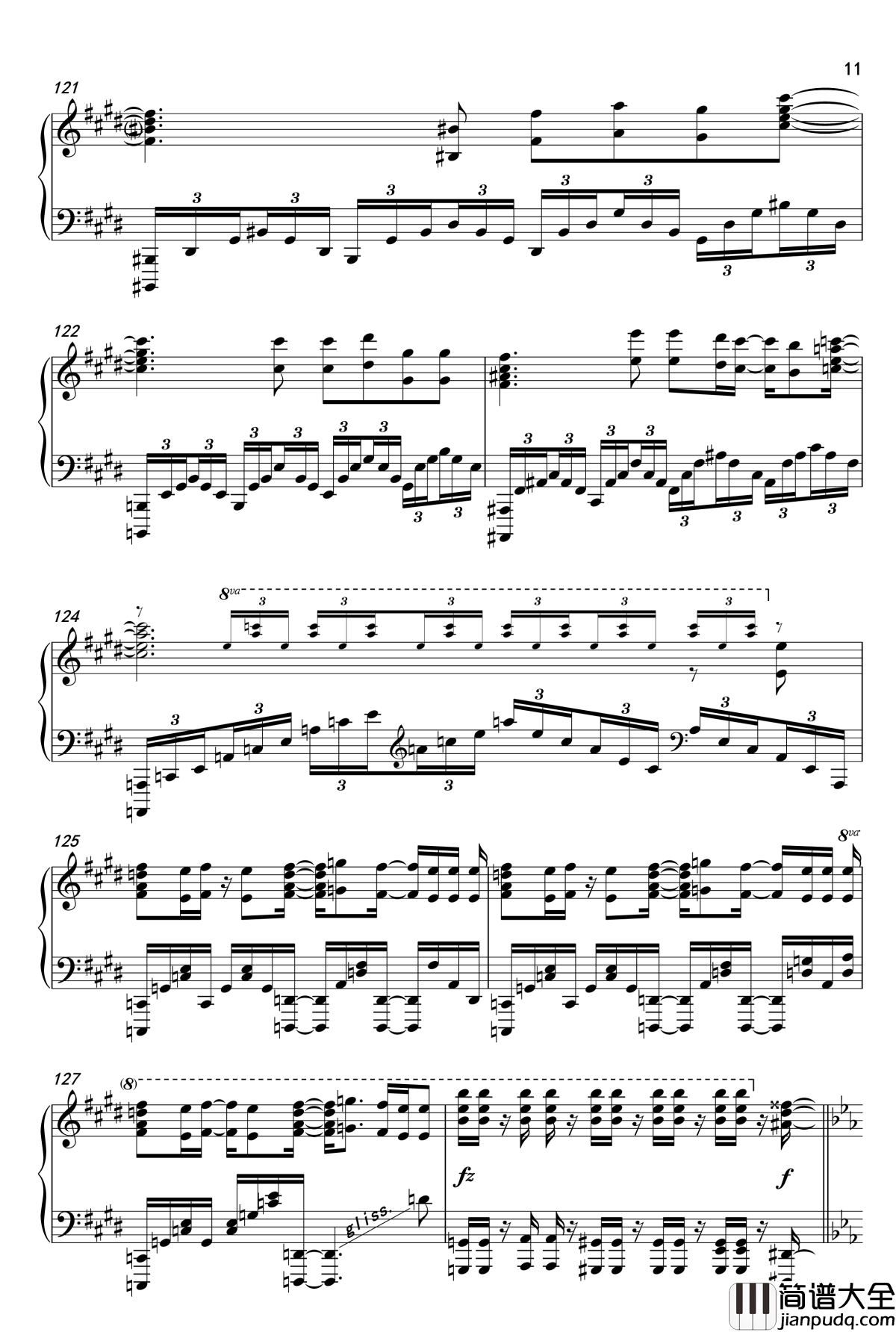 The_bravery钢琴谱_supercell钢琴改编