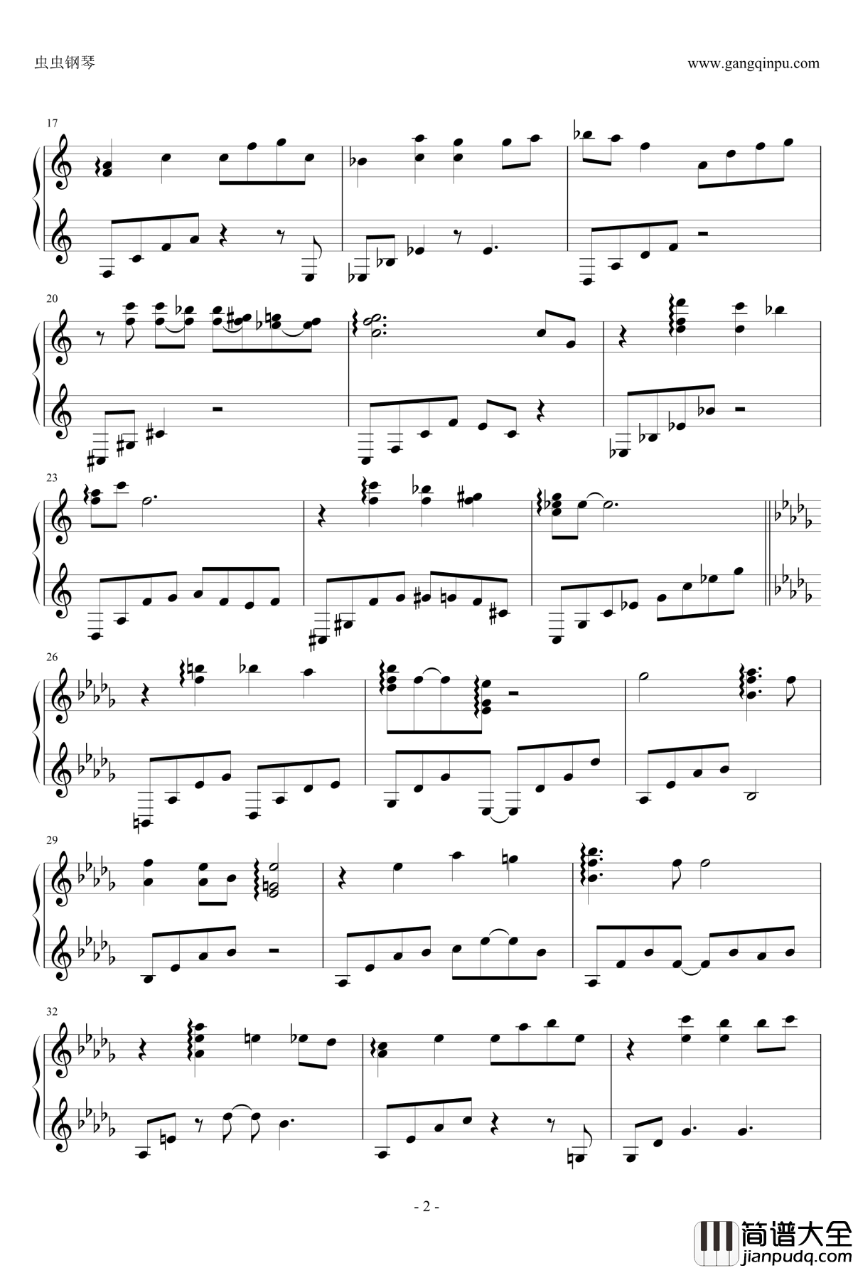 LaTale_Forgotten_Fields钢琴谱_彩虹岛