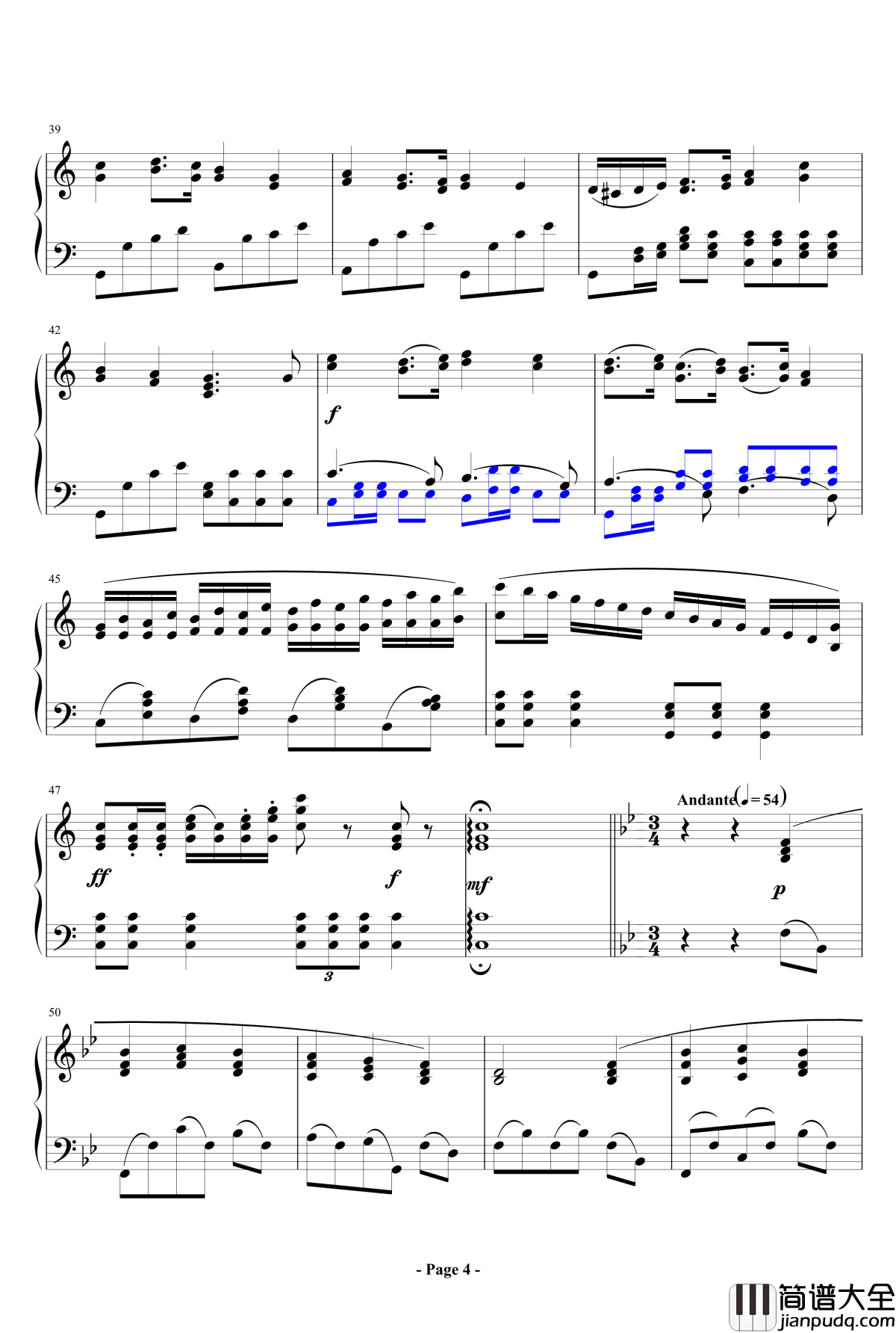 中考之后的回忆钢琴谱_lujianxiang555