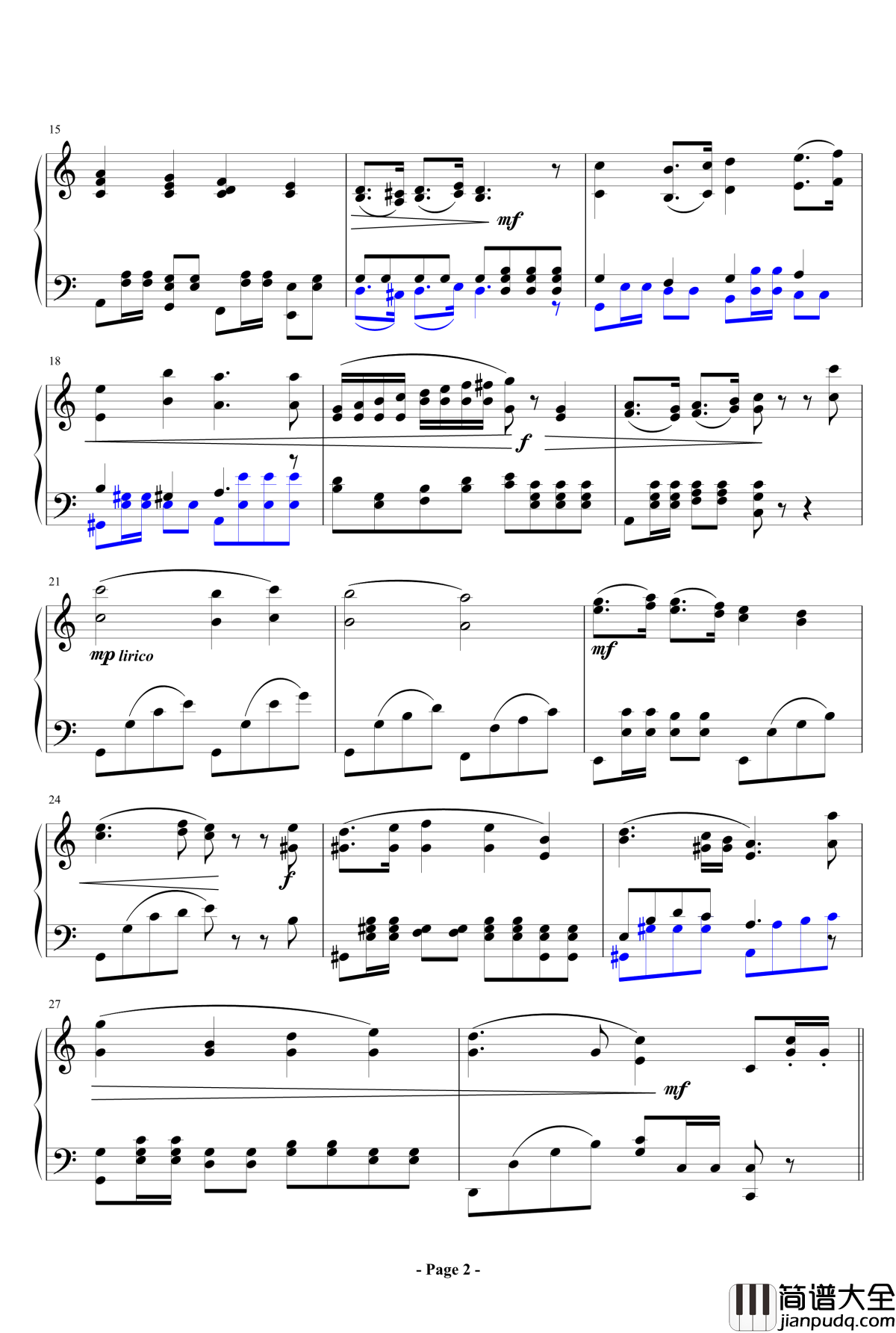 中考之后的回忆钢琴谱_lujianxiang555