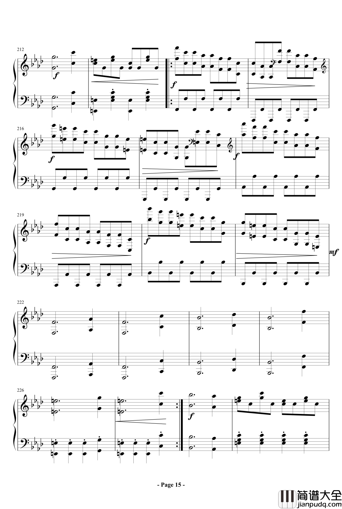 中考之后的回忆钢琴谱_lujianxiang555