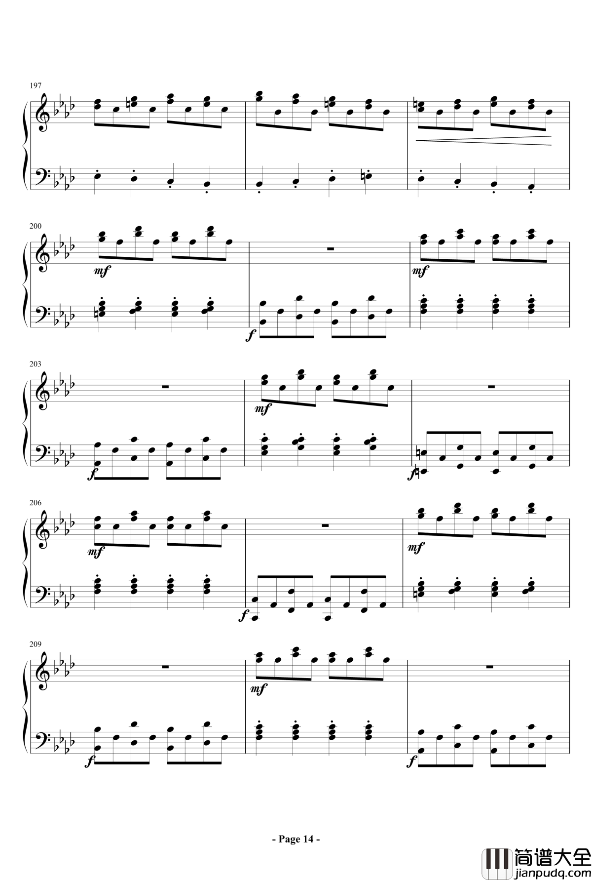 中考之后的回忆钢琴谱_lujianxiang555