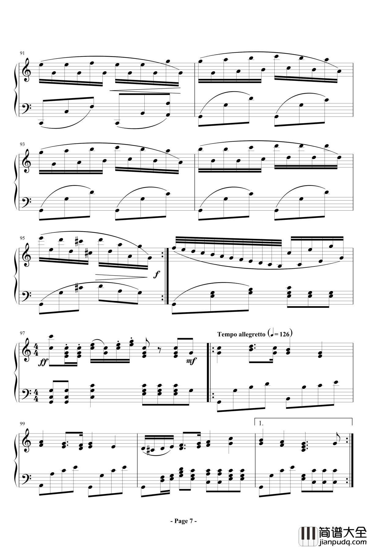 中考之后的回忆钢琴谱_lujianxiang555