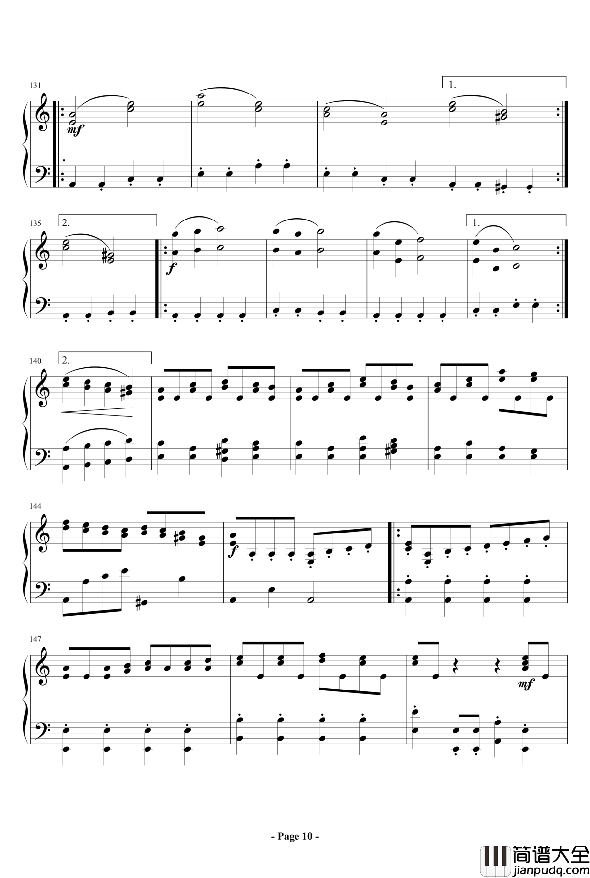 中考之后的回忆钢琴谱_lujianxiang555