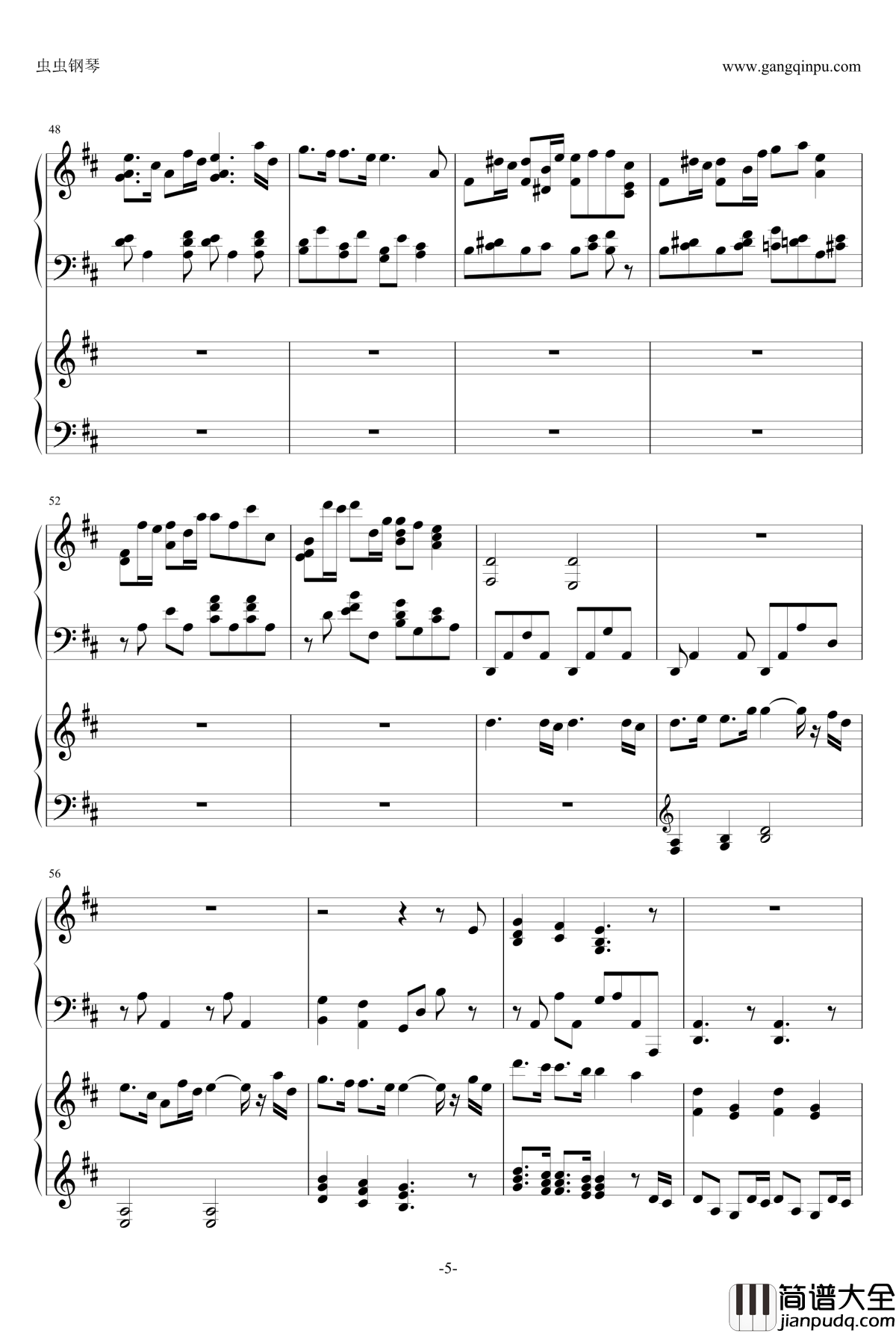 侏罗纪公园主题曲钢琴谱