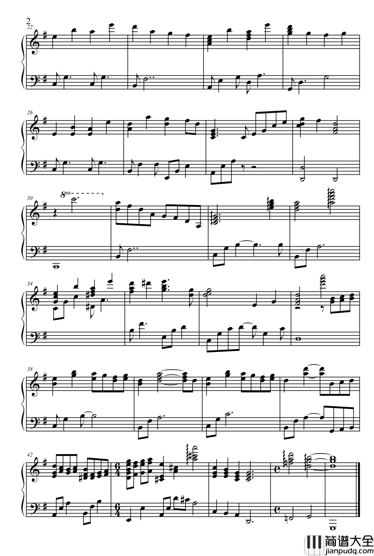 カガミ、君を映して钢琴谱_true_tears