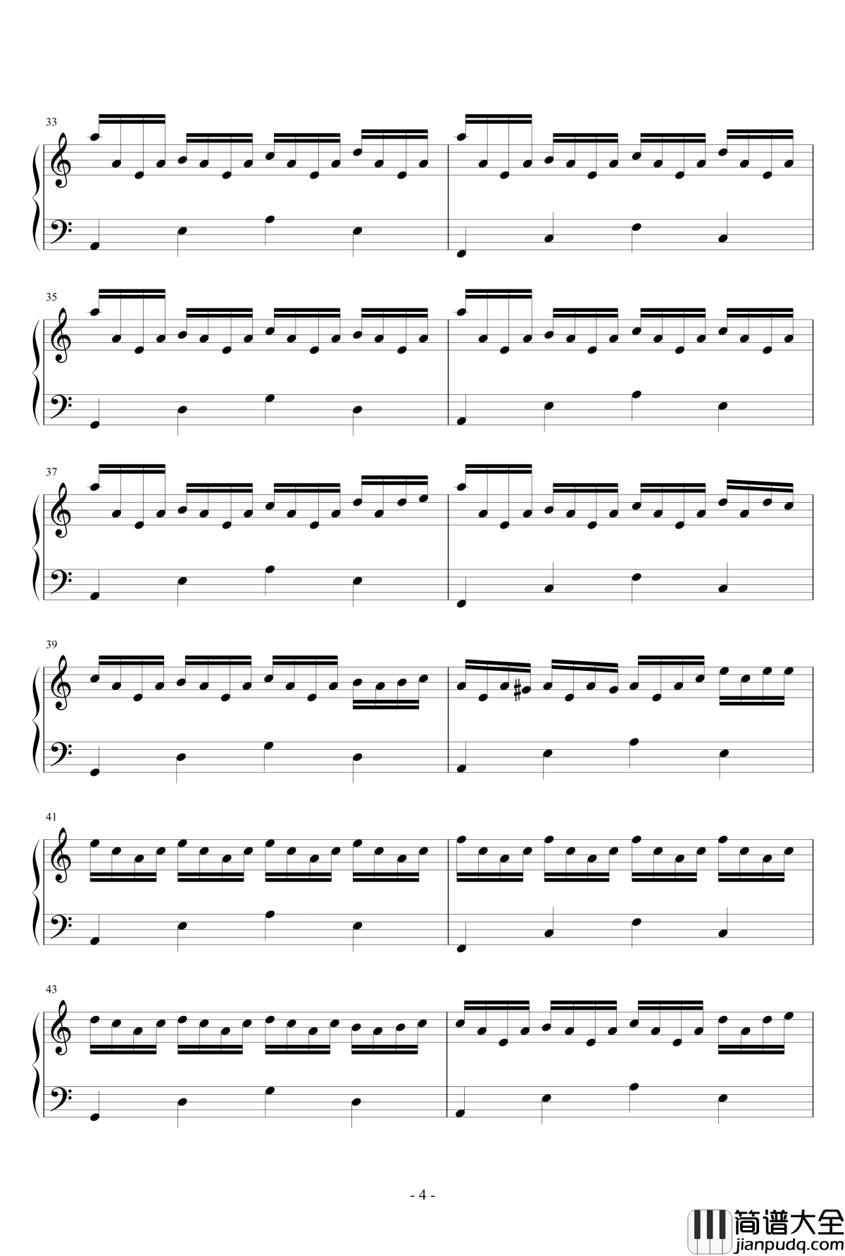 与上帝的对话钢琴谱_流风遗韵