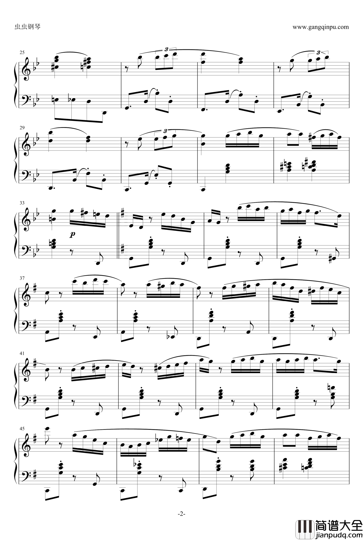 Por_Una_Cabeza钢琴谱_一步之遥_Carlos_Gardel