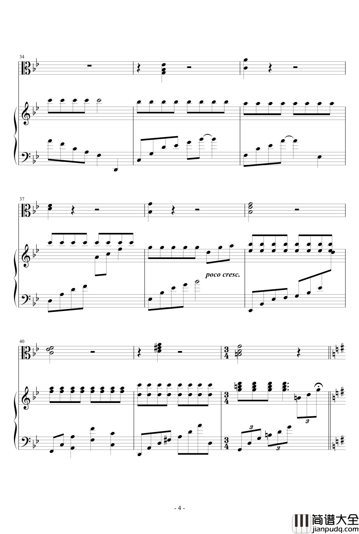 绽放钢琴谱_天籁传声