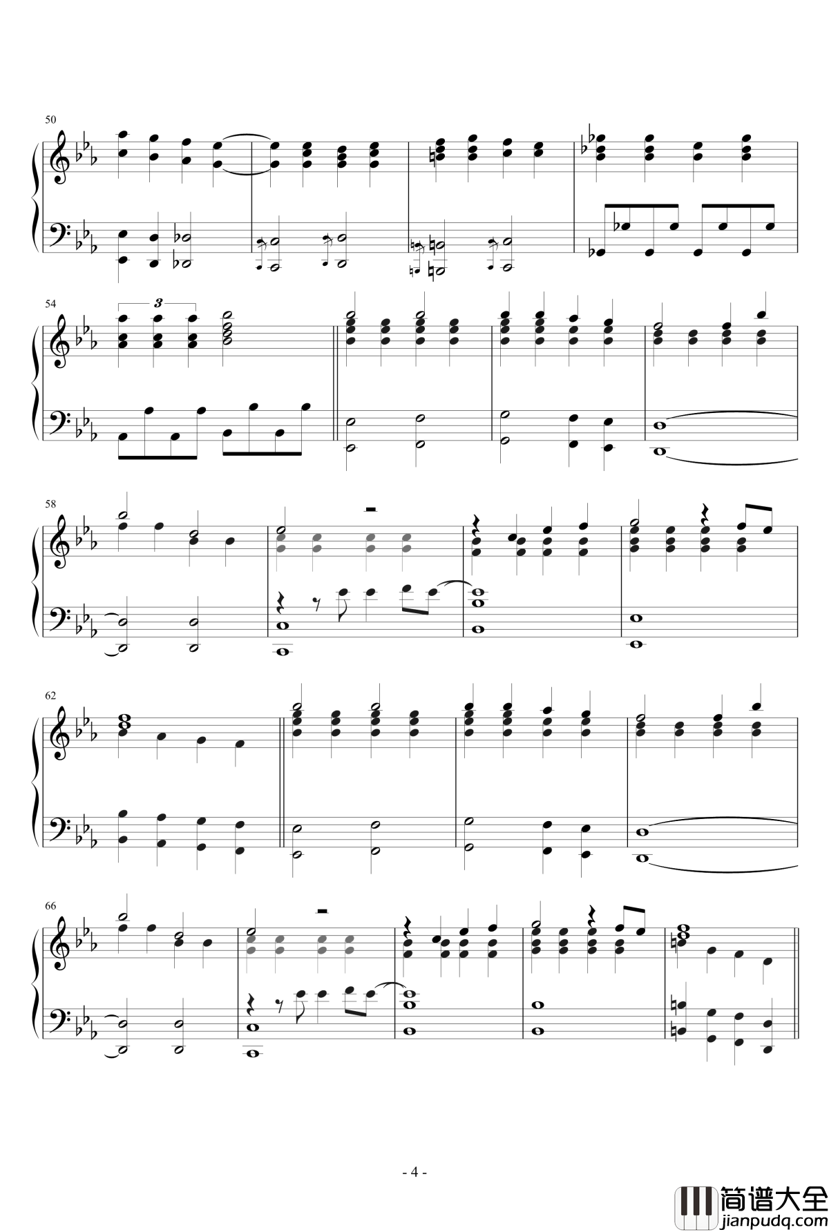 _S.M.L☆钢琴谱_动漫