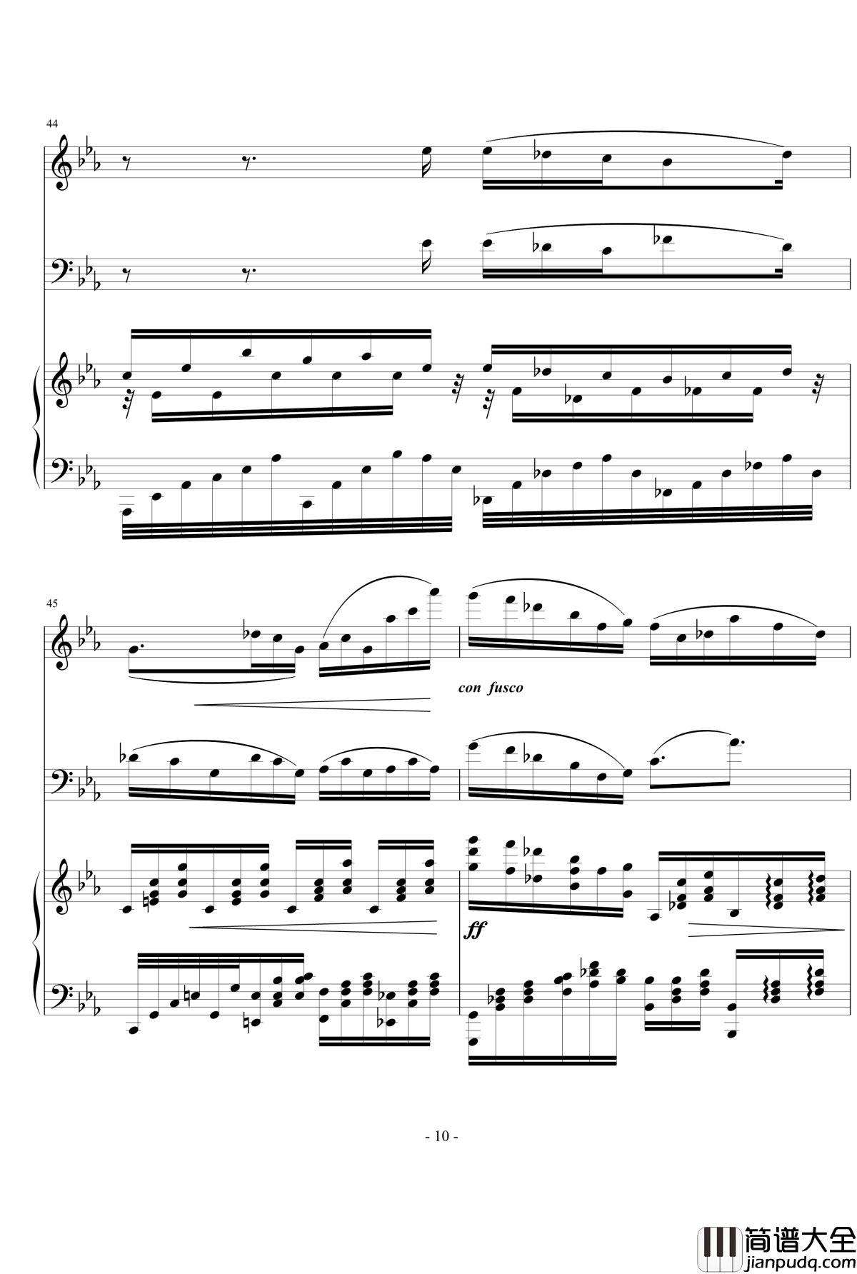 Trio_piece钢琴谱_nyride_随写三重奏小品