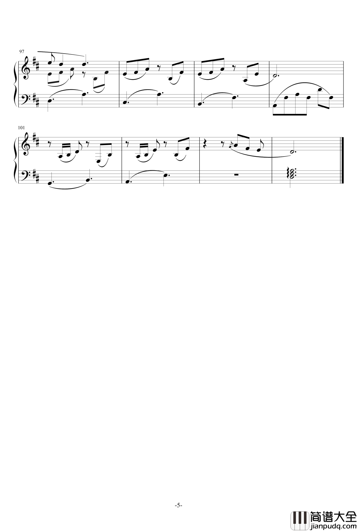 兔子先生钢琴谱_洛天依