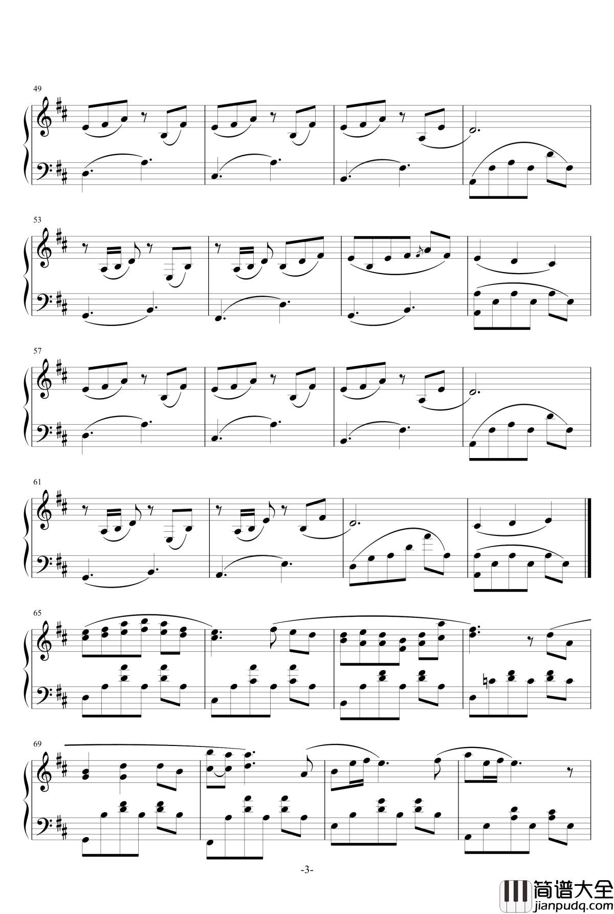 兔子先生钢琴谱_洛天依