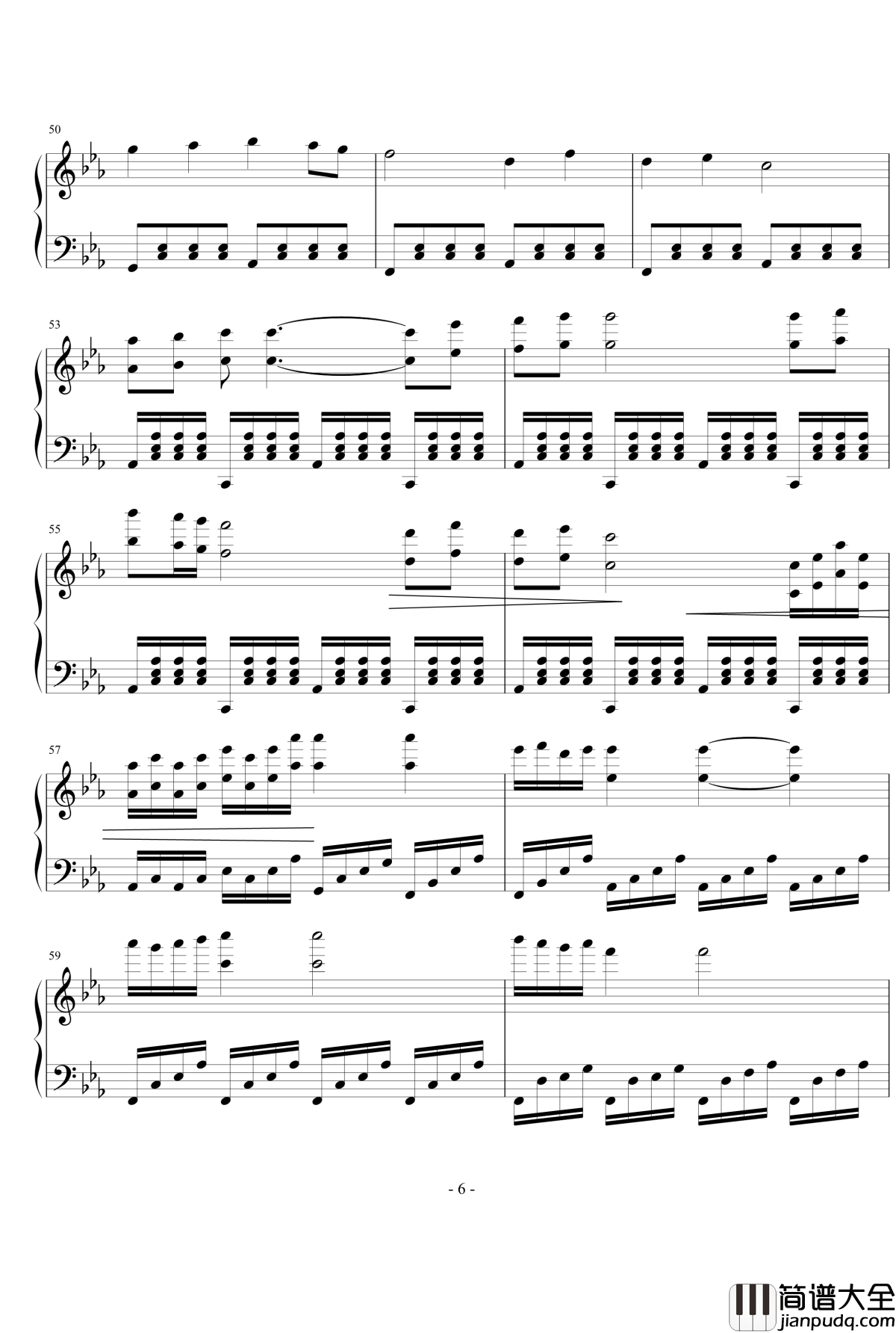 茶钢琴谱_即兴第六首_廖汝翔