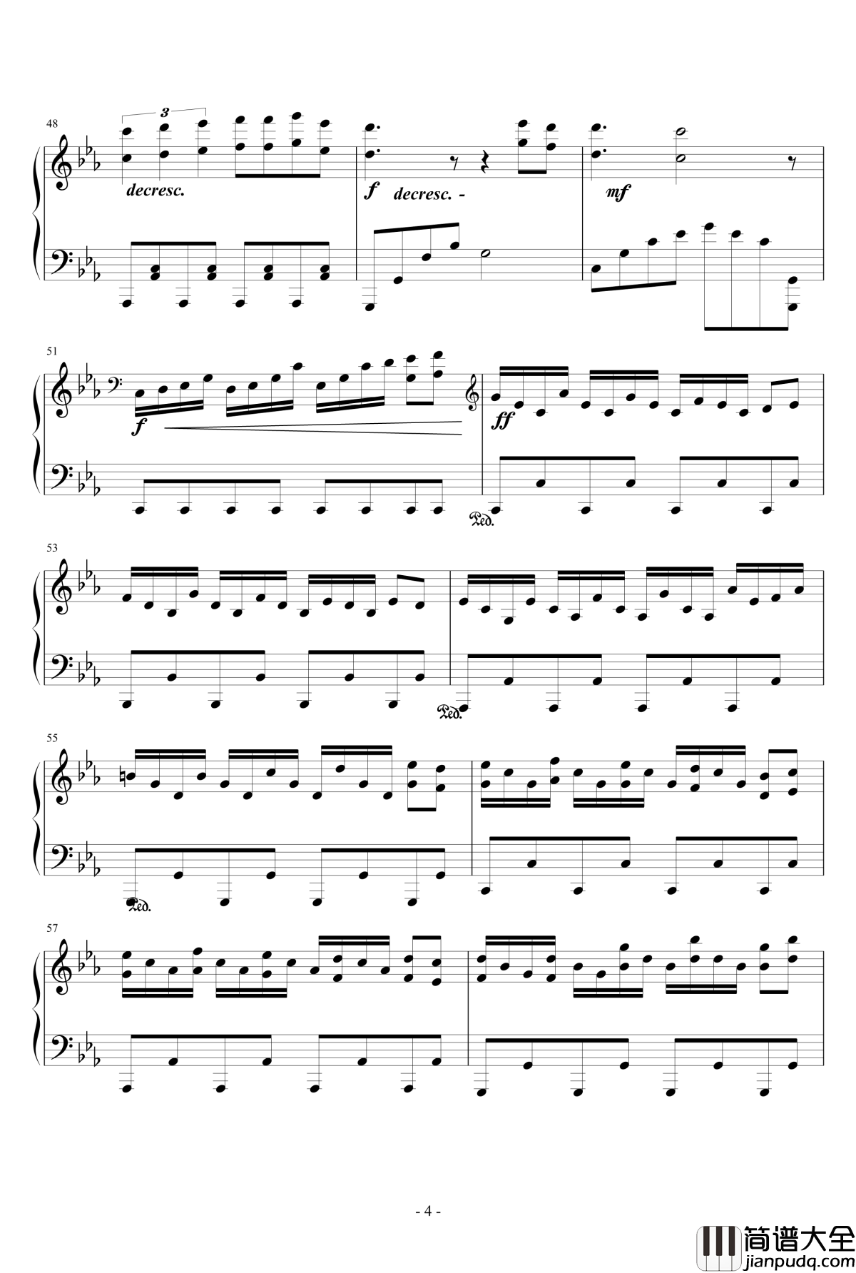 狂音§钢琴谱_Enigma