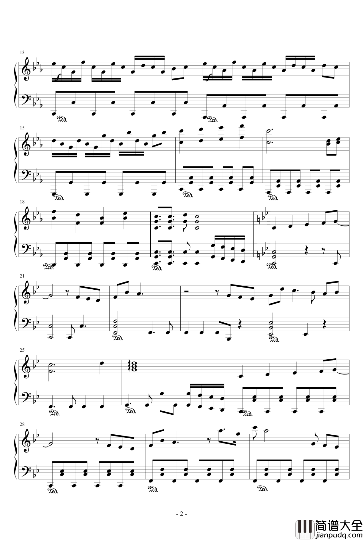 狂音§钢琴谱_Enigma