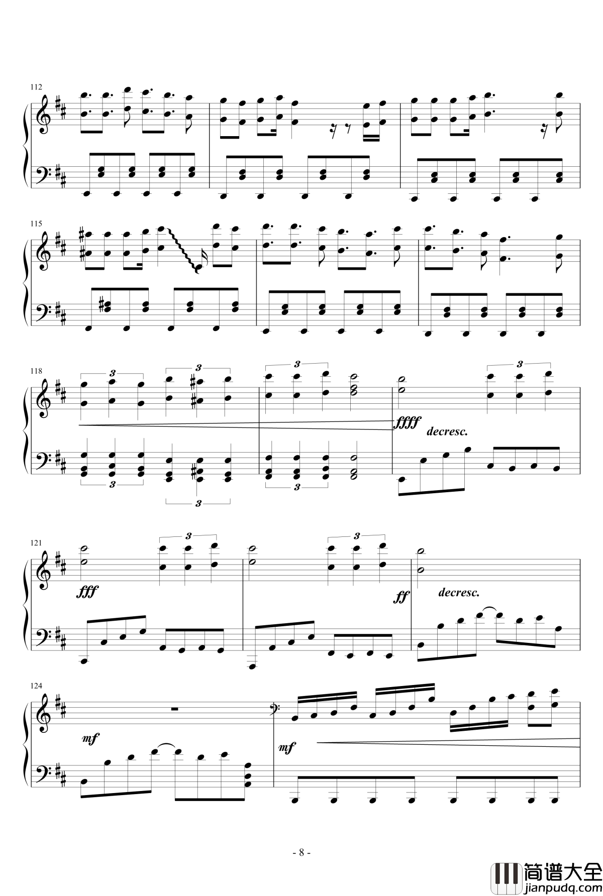 狂音§钢琴谱_Enigma