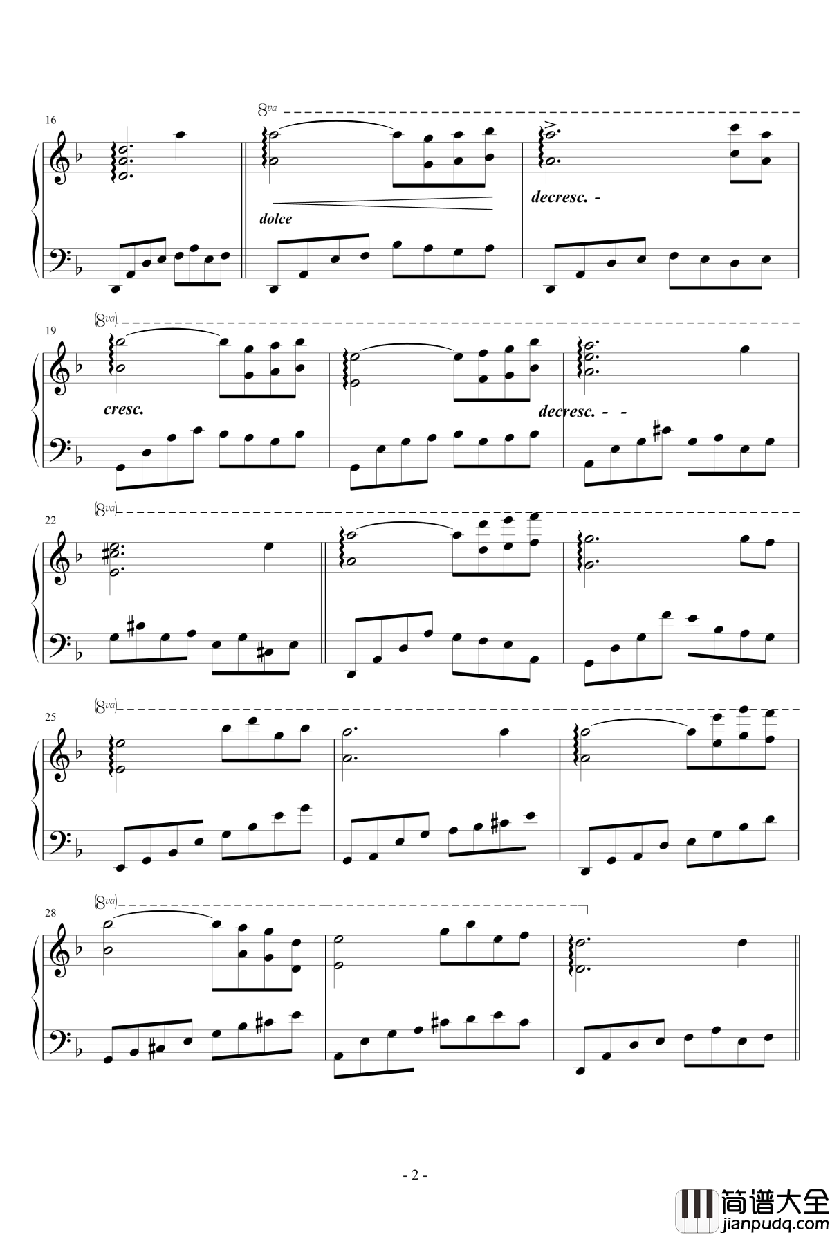 又一季的秋叶落钢琴谱_rj20091403111