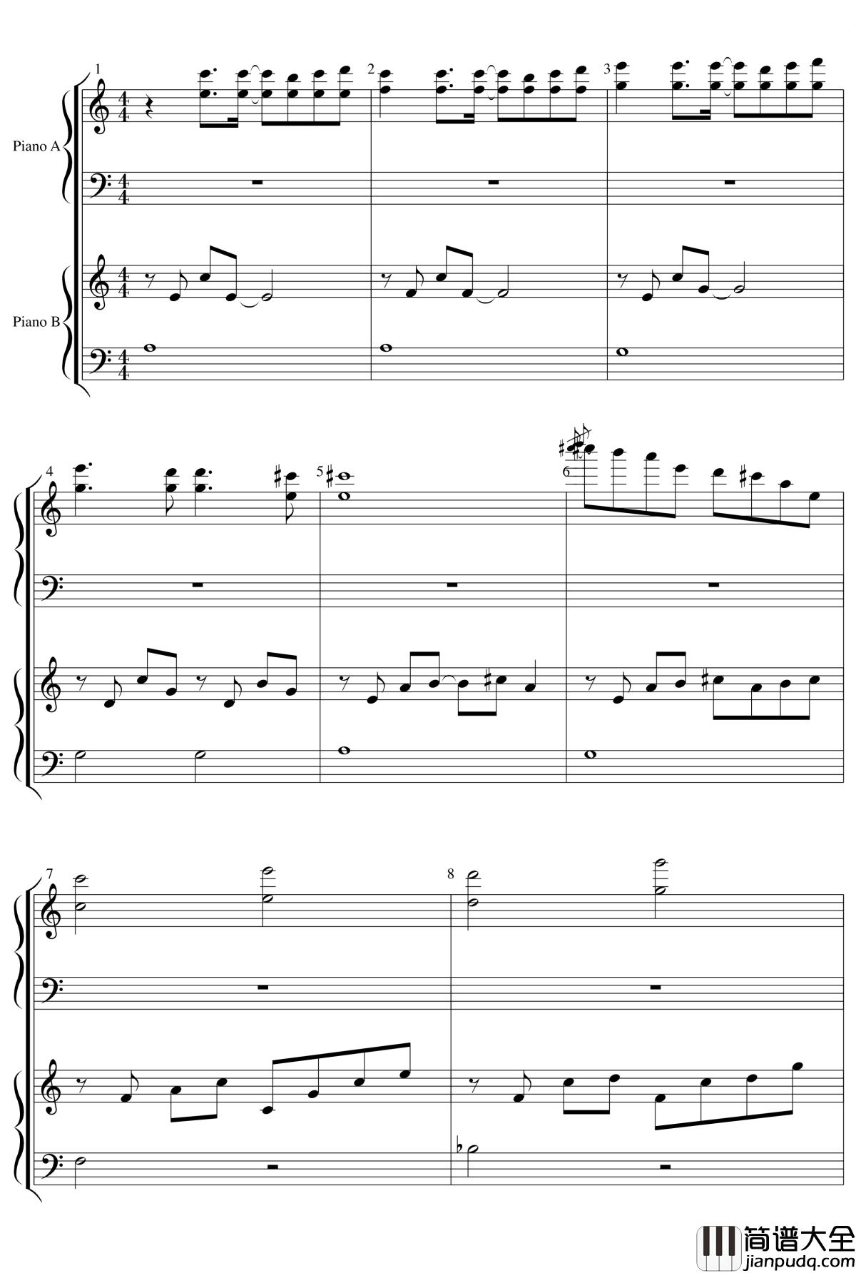 超时空要塞FOP钢琴谱_菅野よう子_ライオン_Lion_超时空要塞