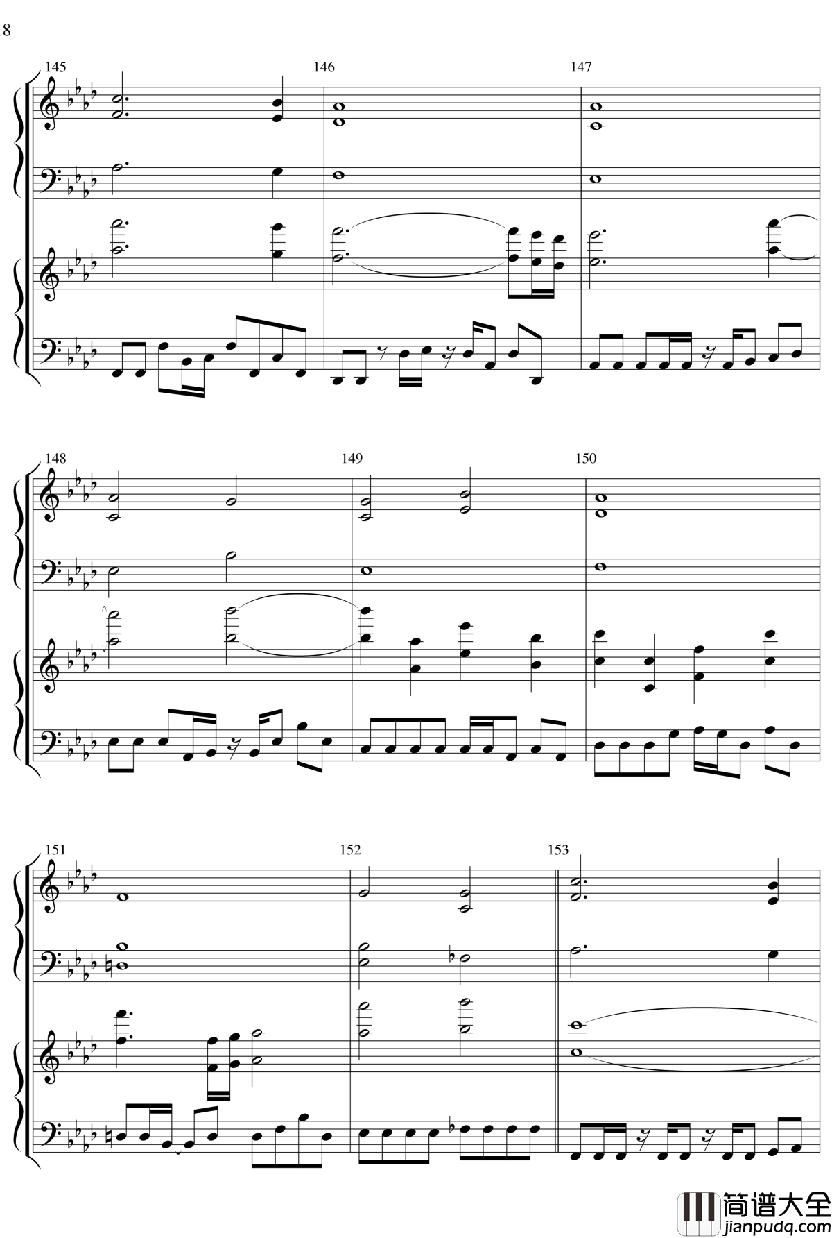 超时空要塞FOP钢琴谱_菅野よう子_ライオン_Lion_超时空要塞