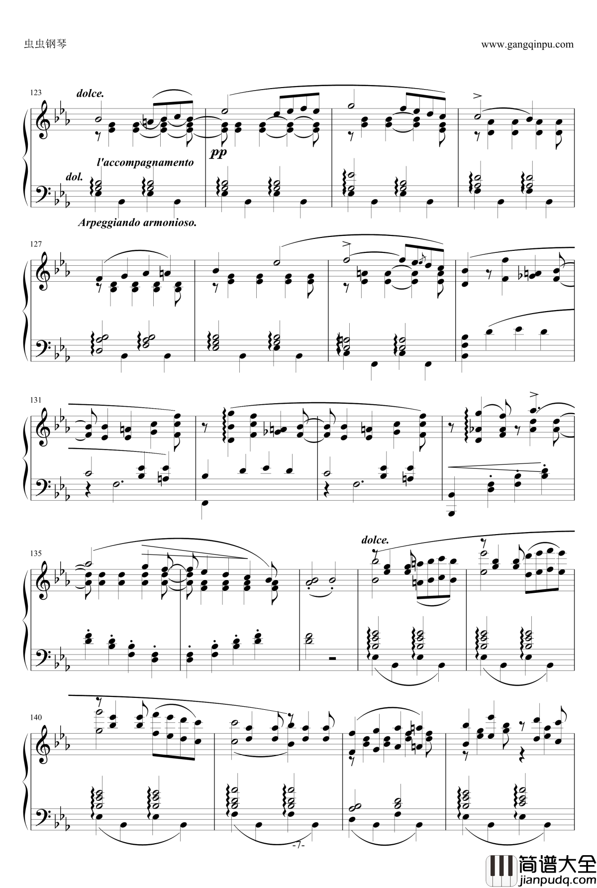 自由射手序曲钢琴谱_韦伯_李斯特