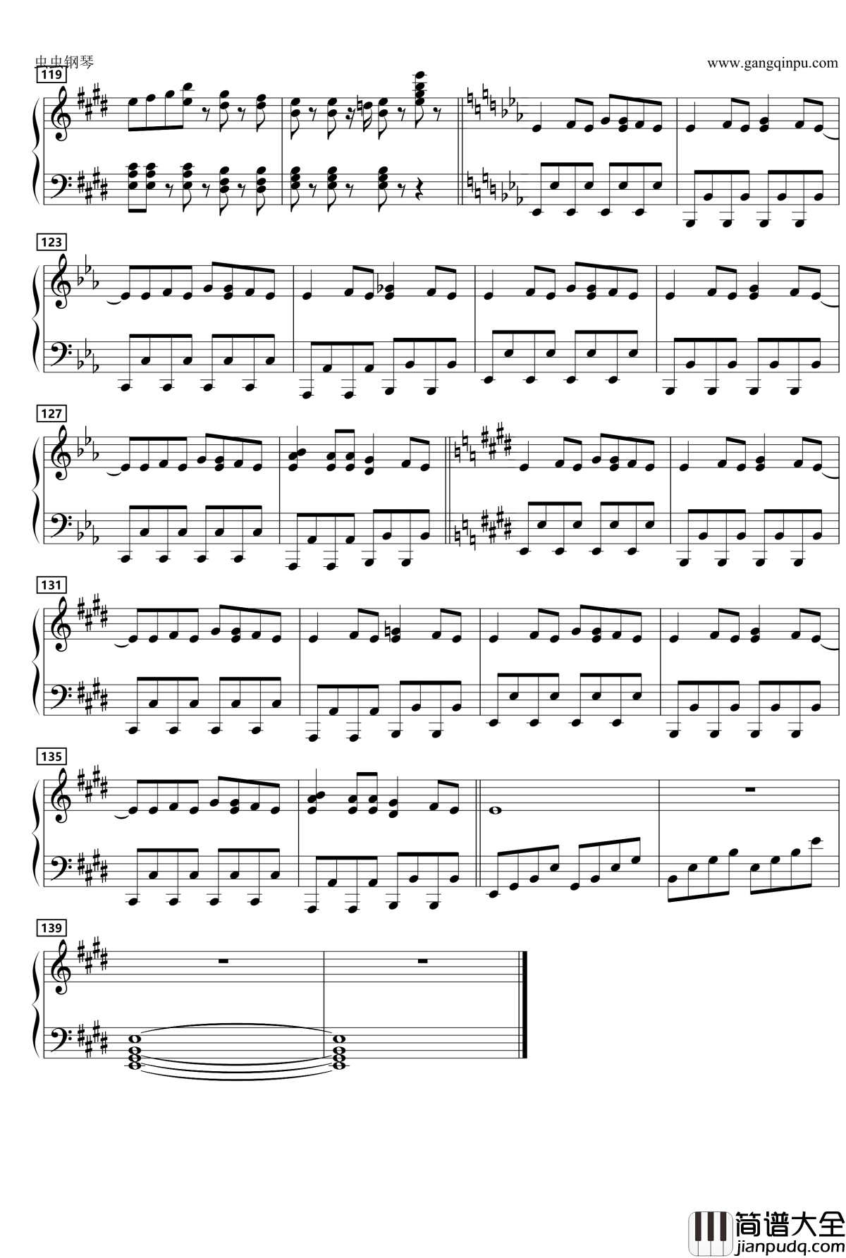 粉色的友谊钢琴谱_「ともだちピンク」_小倉唯