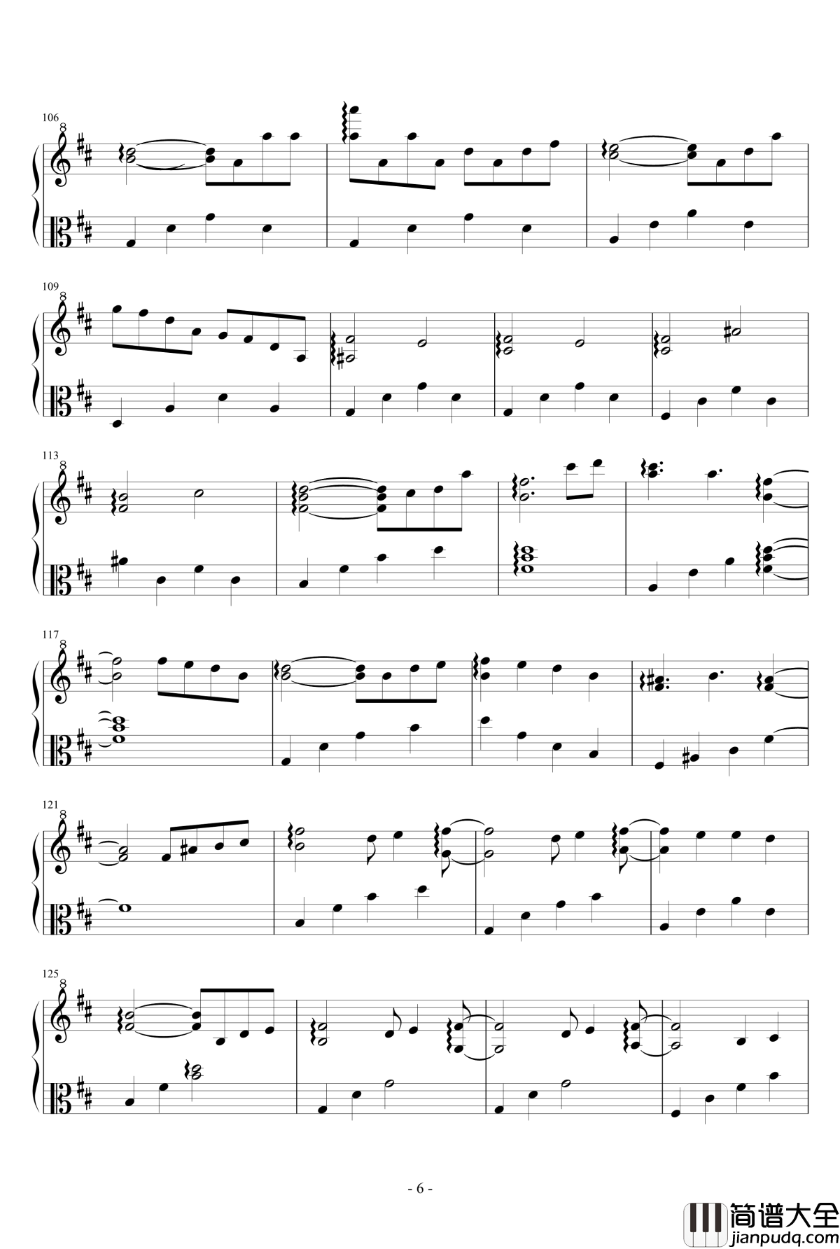 活动小丑钢琴谱__からくりピエロ_八音盒版伴奏_初音未来