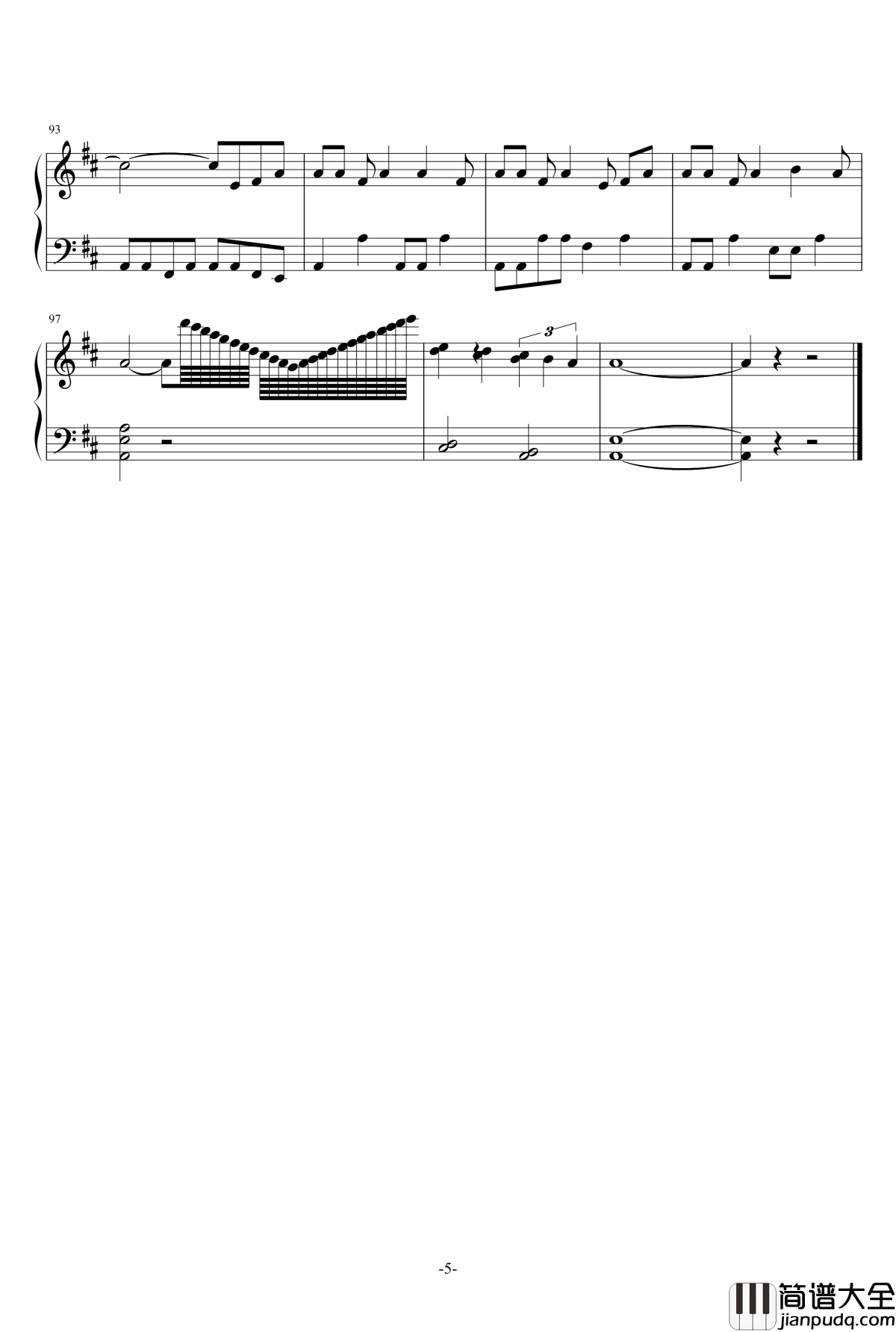 Someday_I_Meet_You钢琴谱_為妳而舞