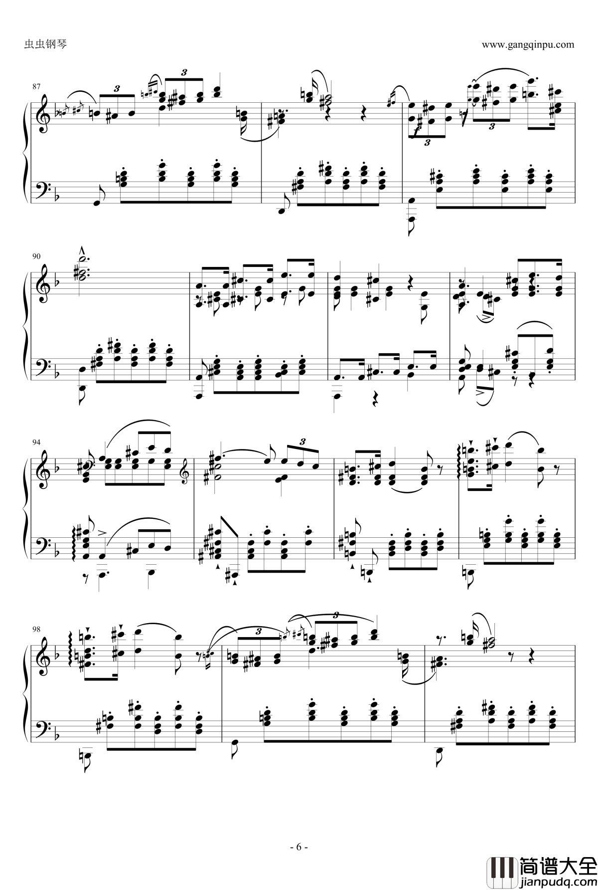 小夜曲钢琴谱_李斯特改编舒伯特