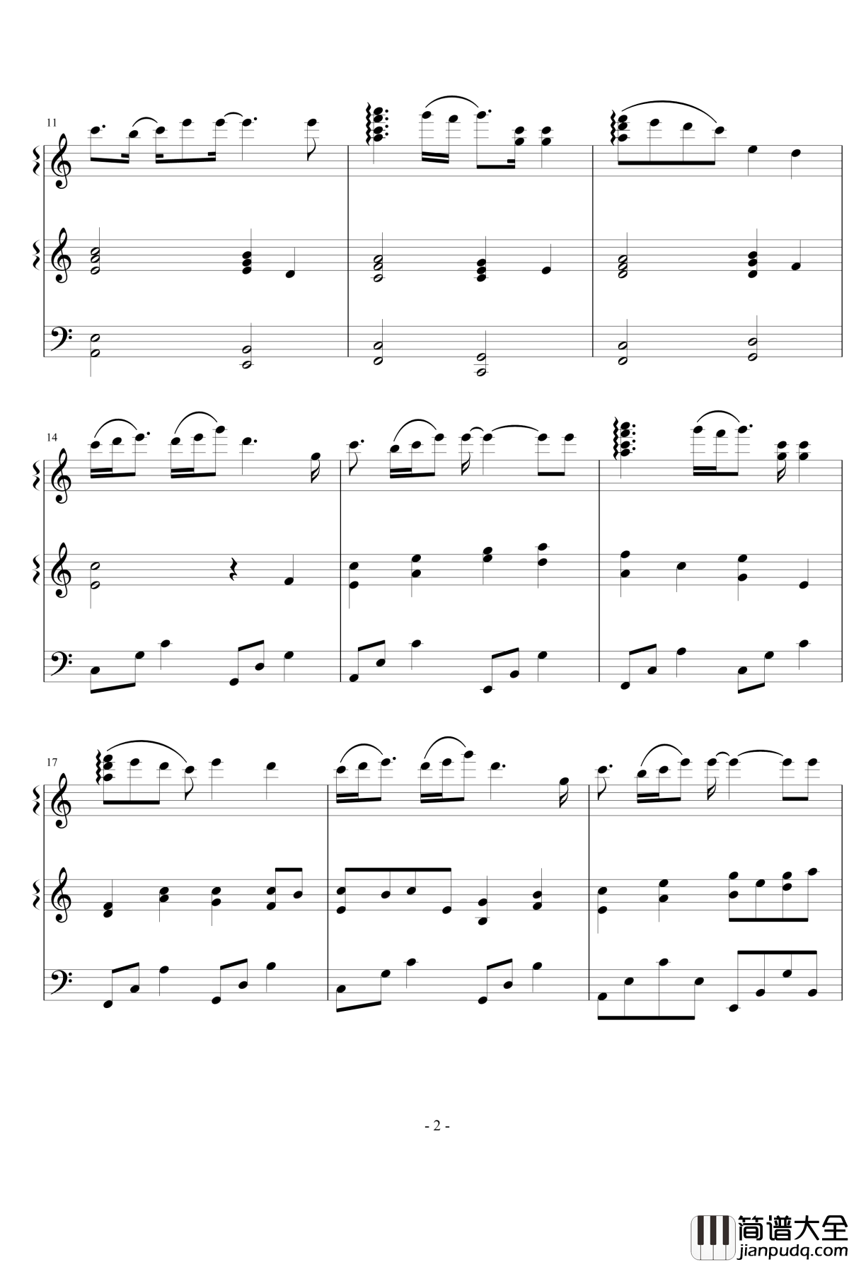 天空之城伴随着你and卡农钢琴谱_合奏_宫崎骏