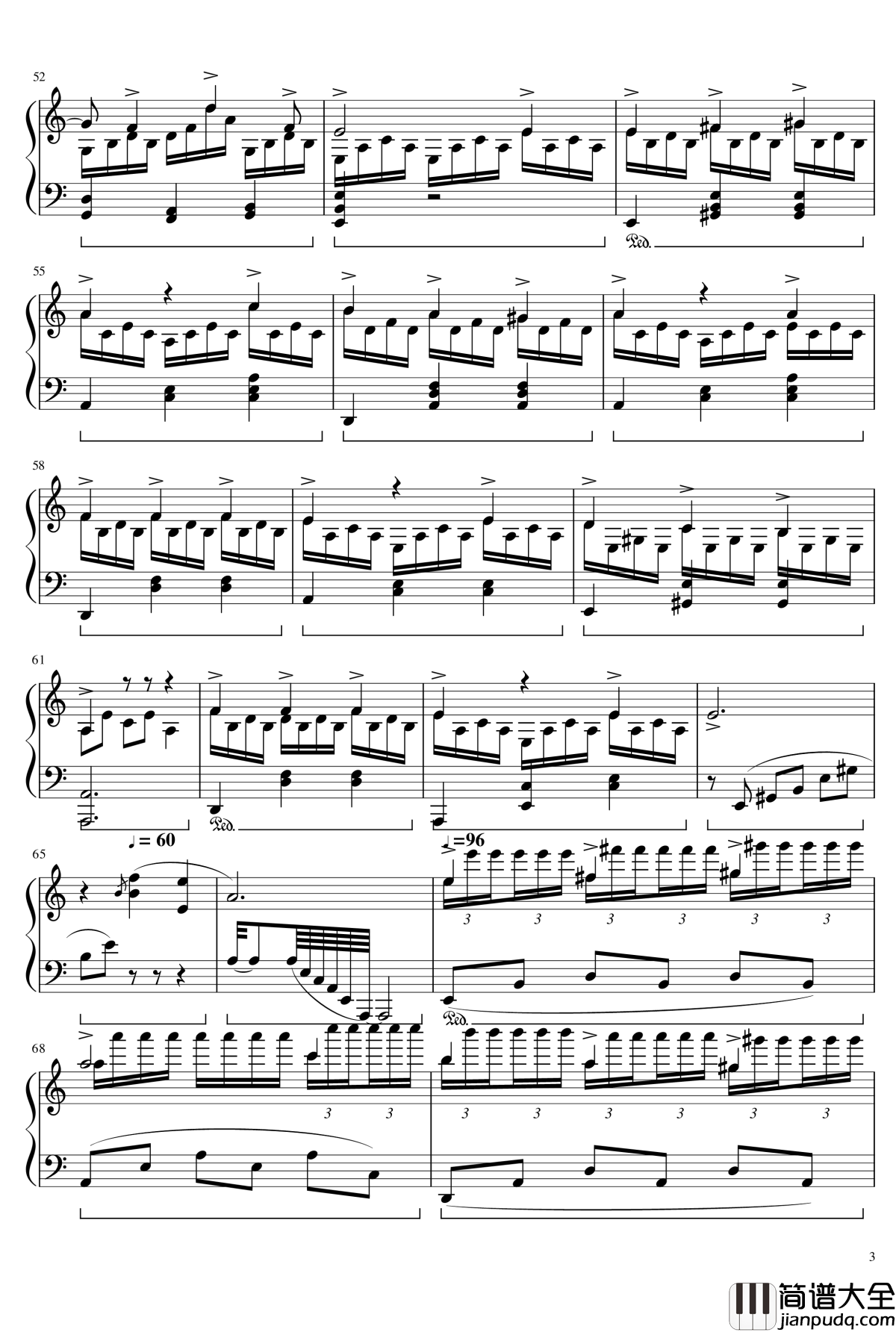 拉利亚的祭典钢琴谱_AlexLiu