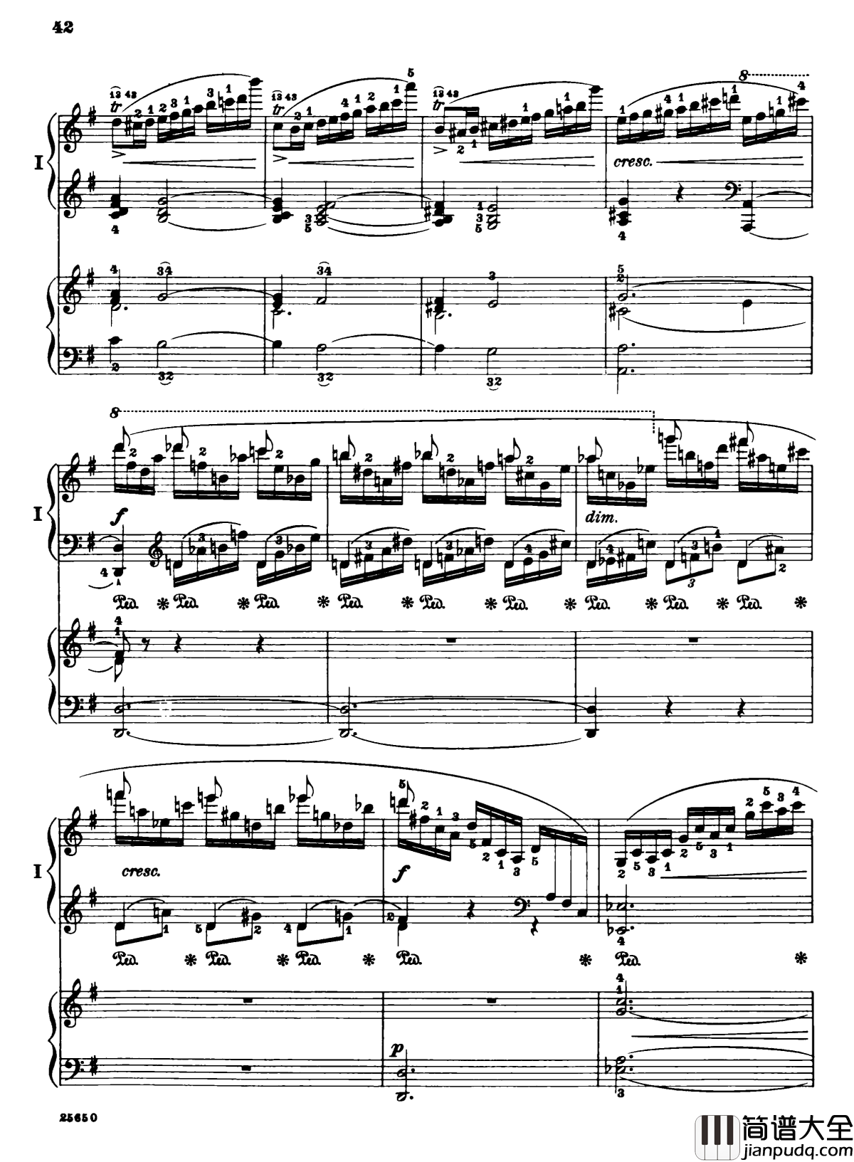 肖邦第一钢琴协奏曲钢琴谱_肖邦