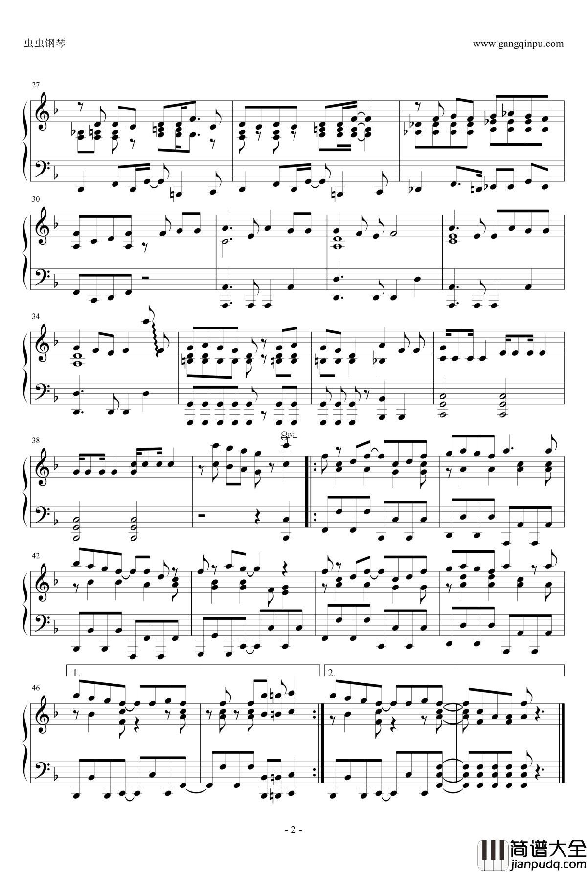 ふ·れ·ん·ど·し·た·い_钢琴谱_想做好朋友_学园孤岛OP_学园孤岛