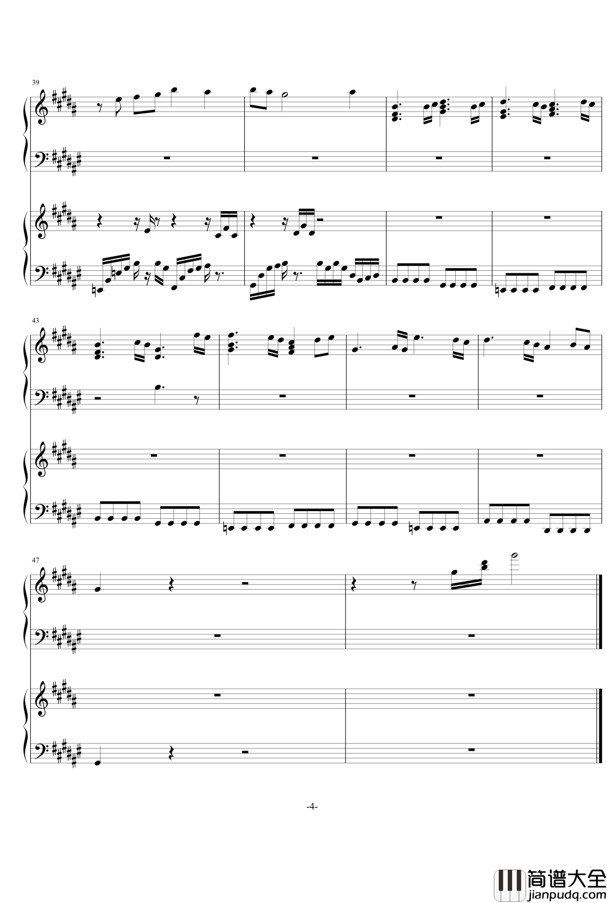 The_Dawn钢琴谱_Dreamtale