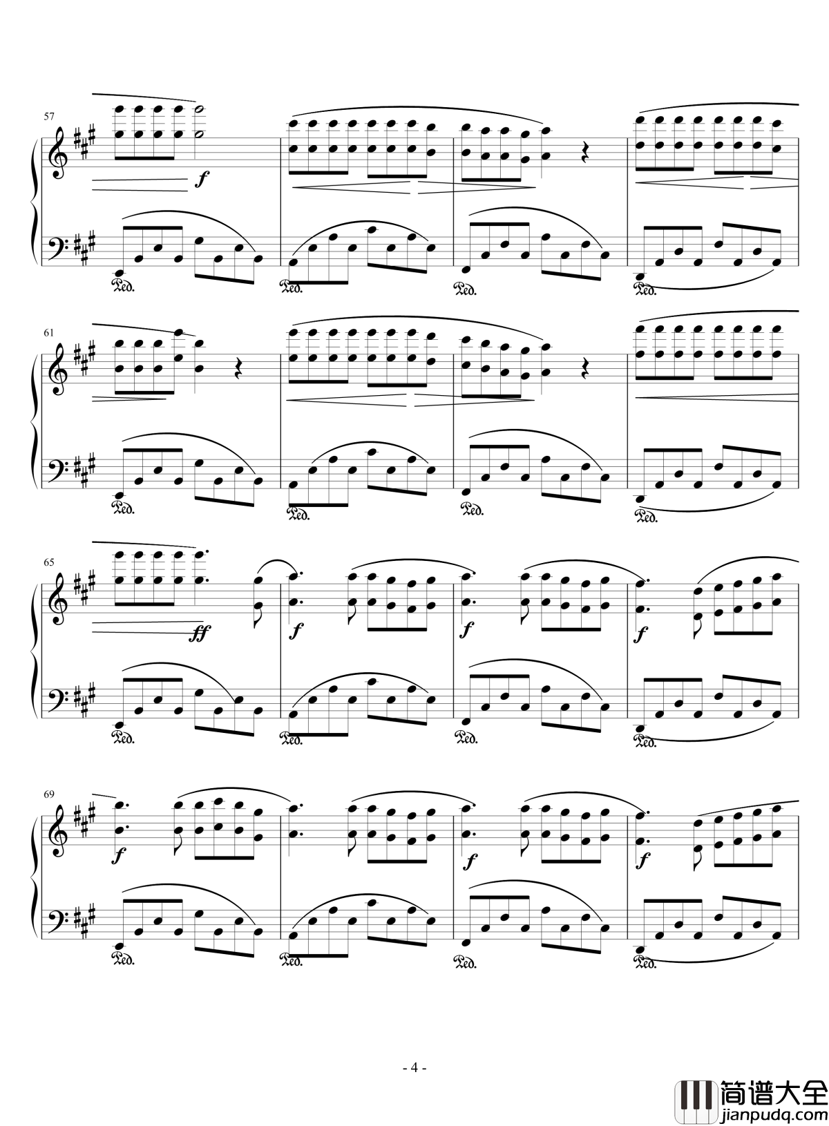 我的公主钢琴谱_cjl88093791