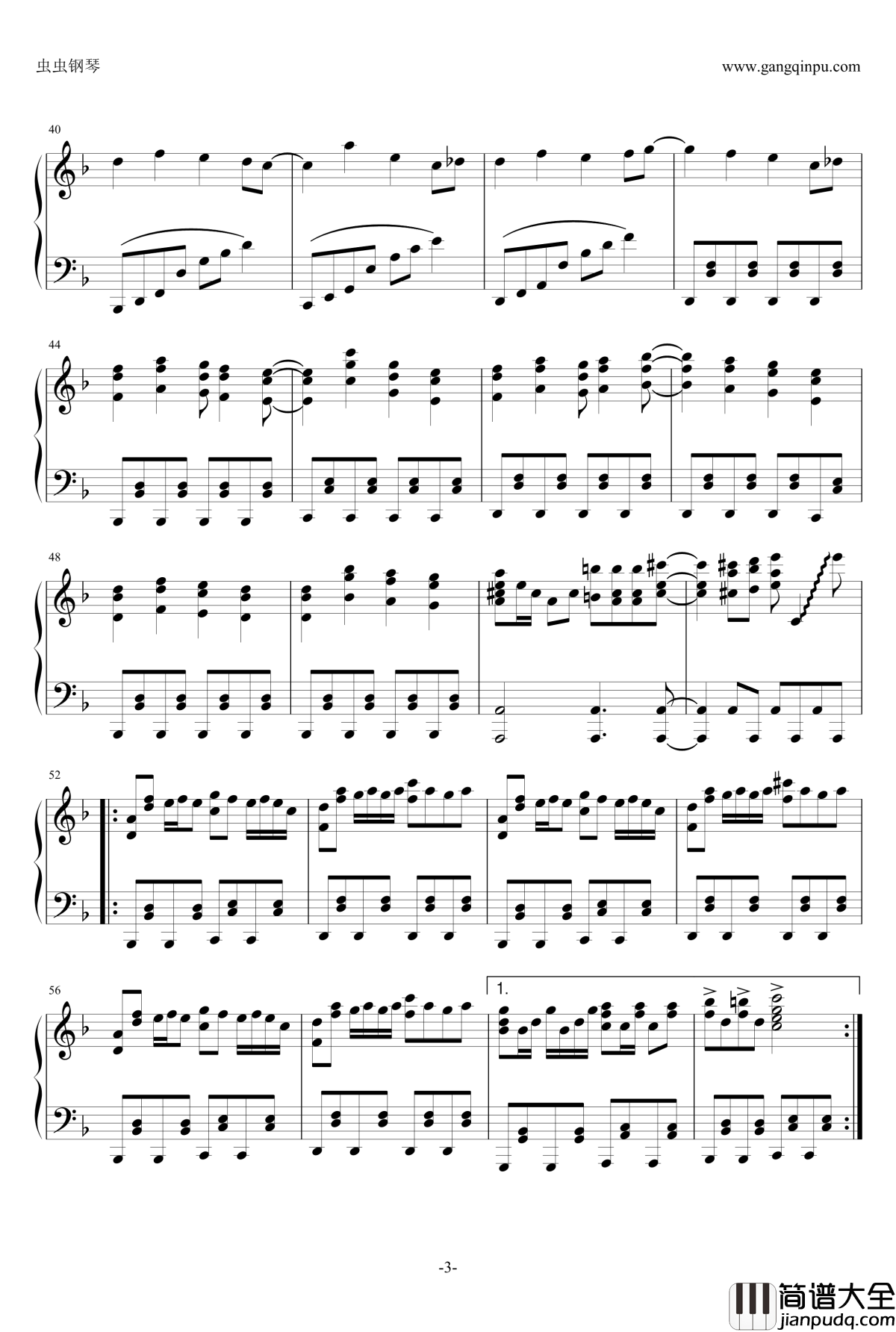 ナィト·ォブ·ナィツ钢琴谱_【まらしい版】_まらしい