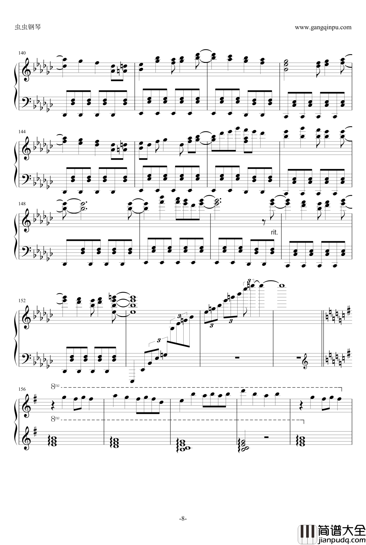 ナィト·ォブ·ナィツ钢琴谱_【まらしい版】_まらしい