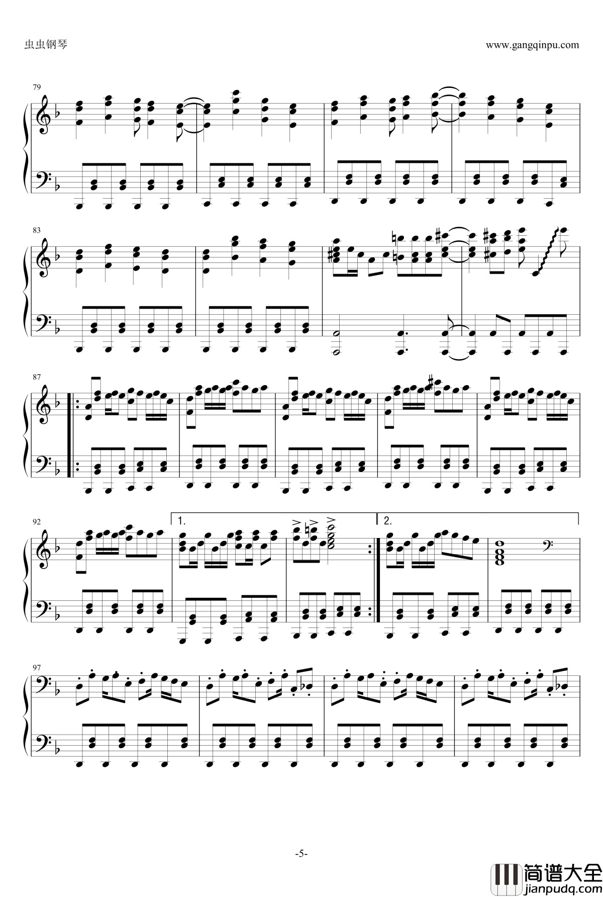 ナィト·ォブ·ナィツ钢琴谱_【まらしい版】_まらしい