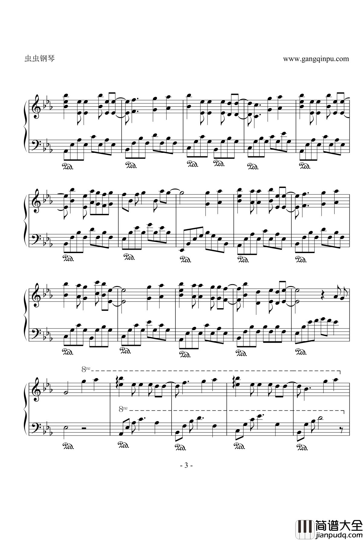 Miss_Miss钢琴谱_姚瞻荣