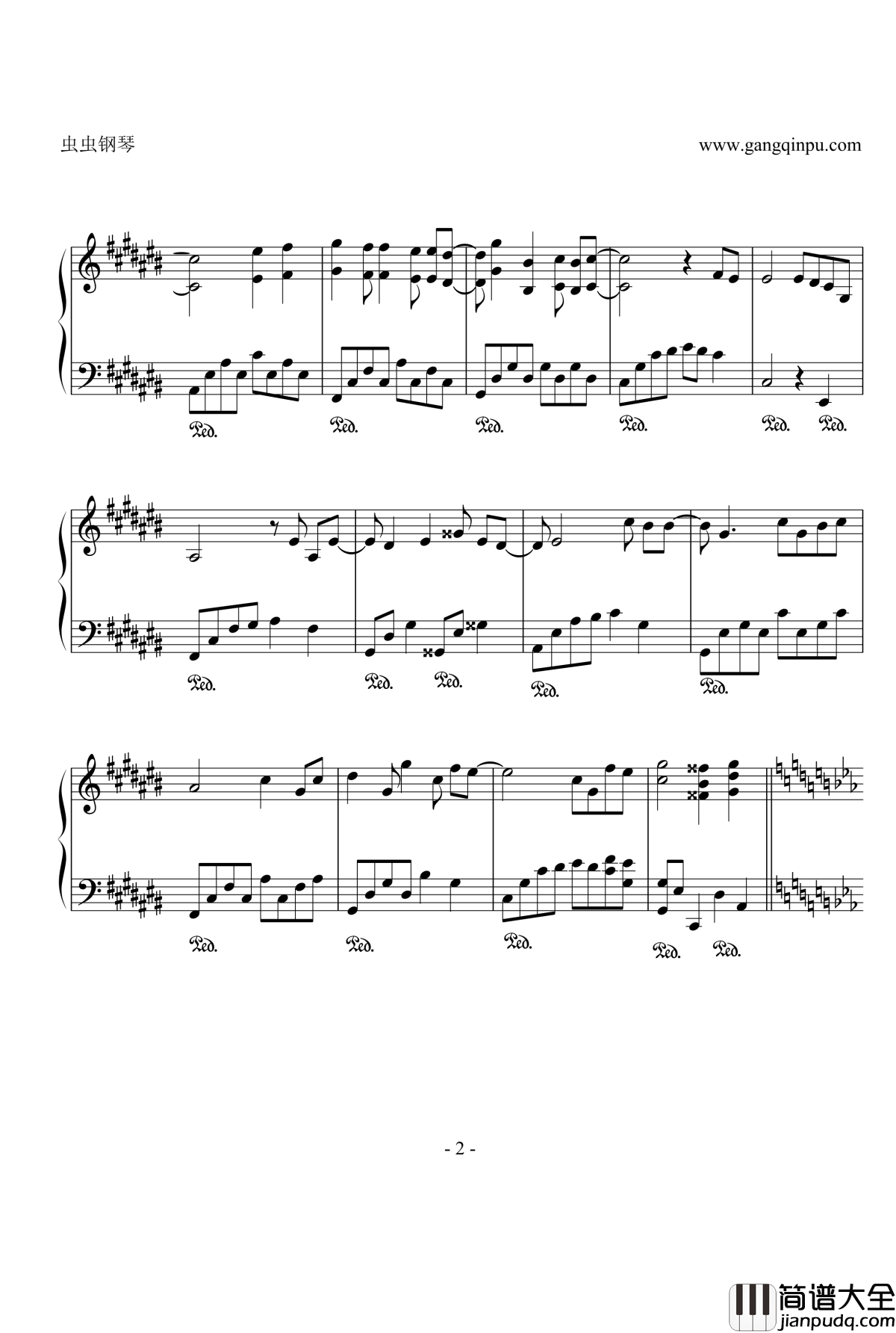 Miss_Miss钢琴谱_姚瞻荣