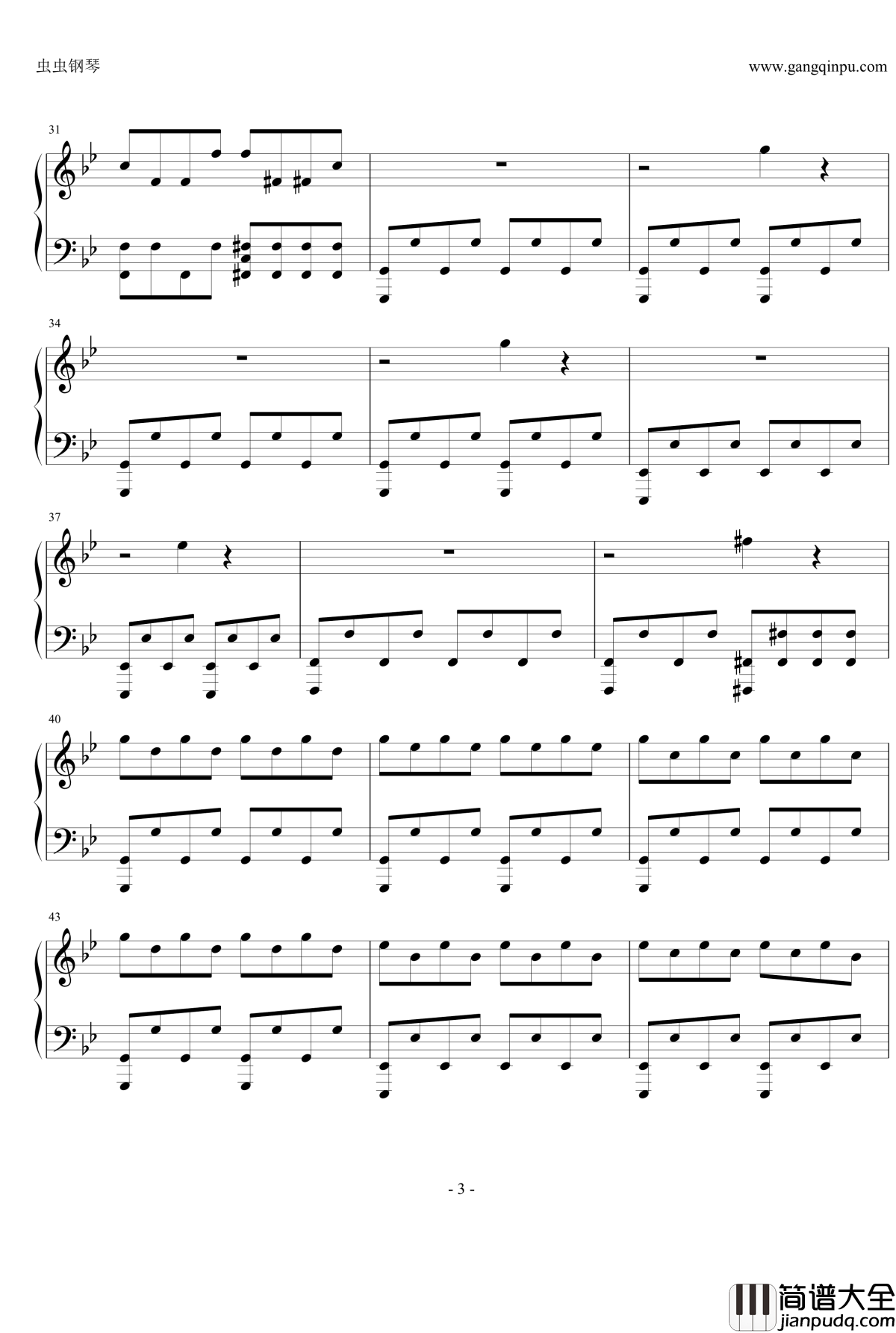 _a_song_of_storm_and_fire钢琴谱_钢琴伴奏_尾浦游纪翼·年代记