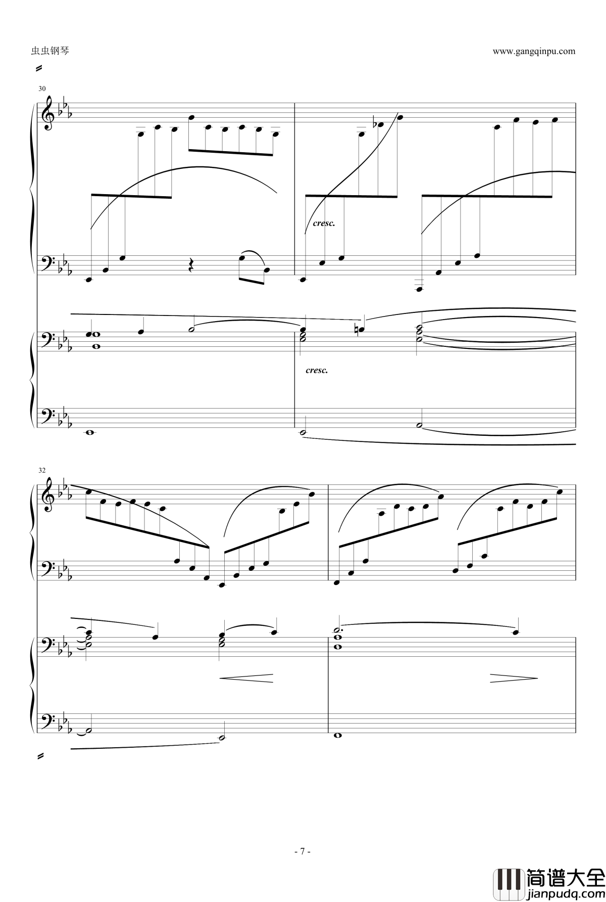c小调第2钢琴协奏曲钢琴谱_拉赫马尼若夫